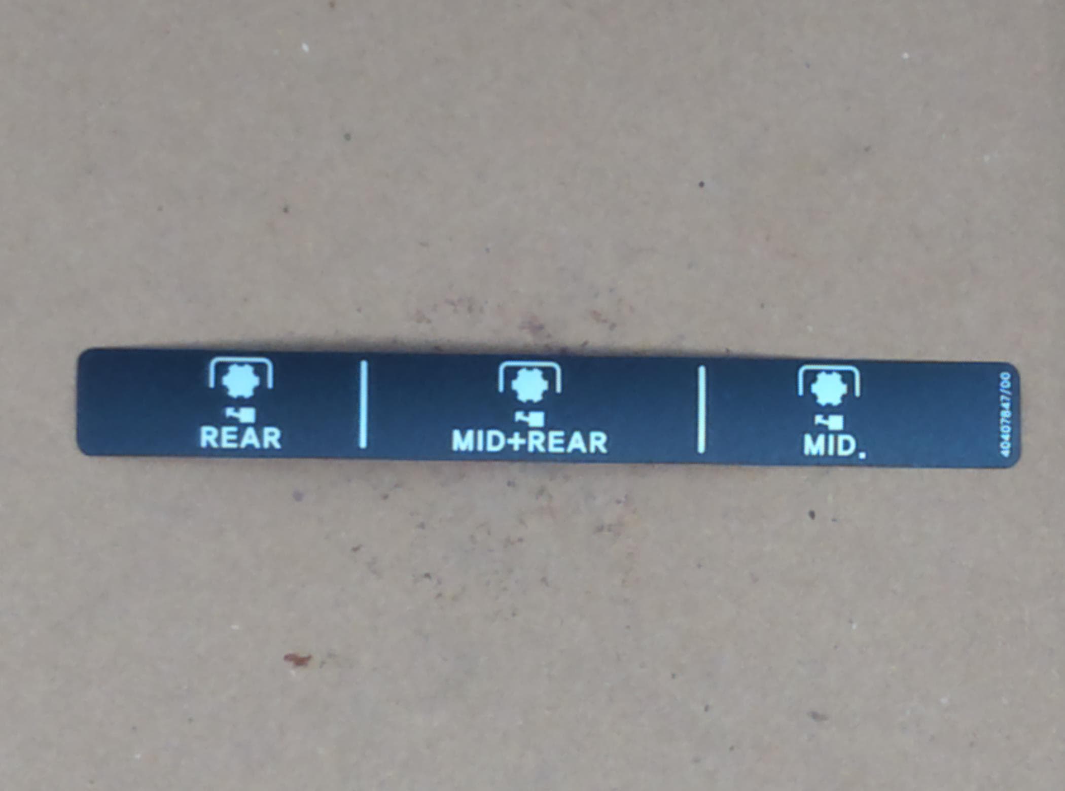 Decal PTO Change