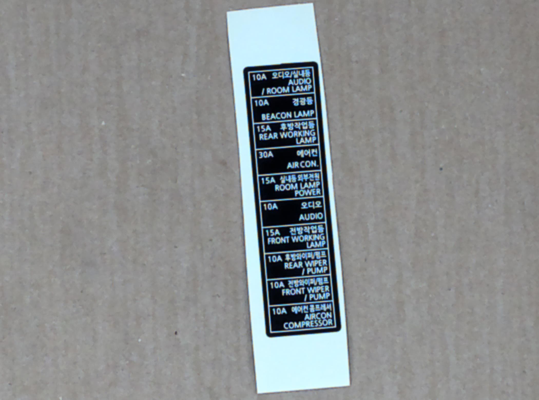 Decal Fuse Xp