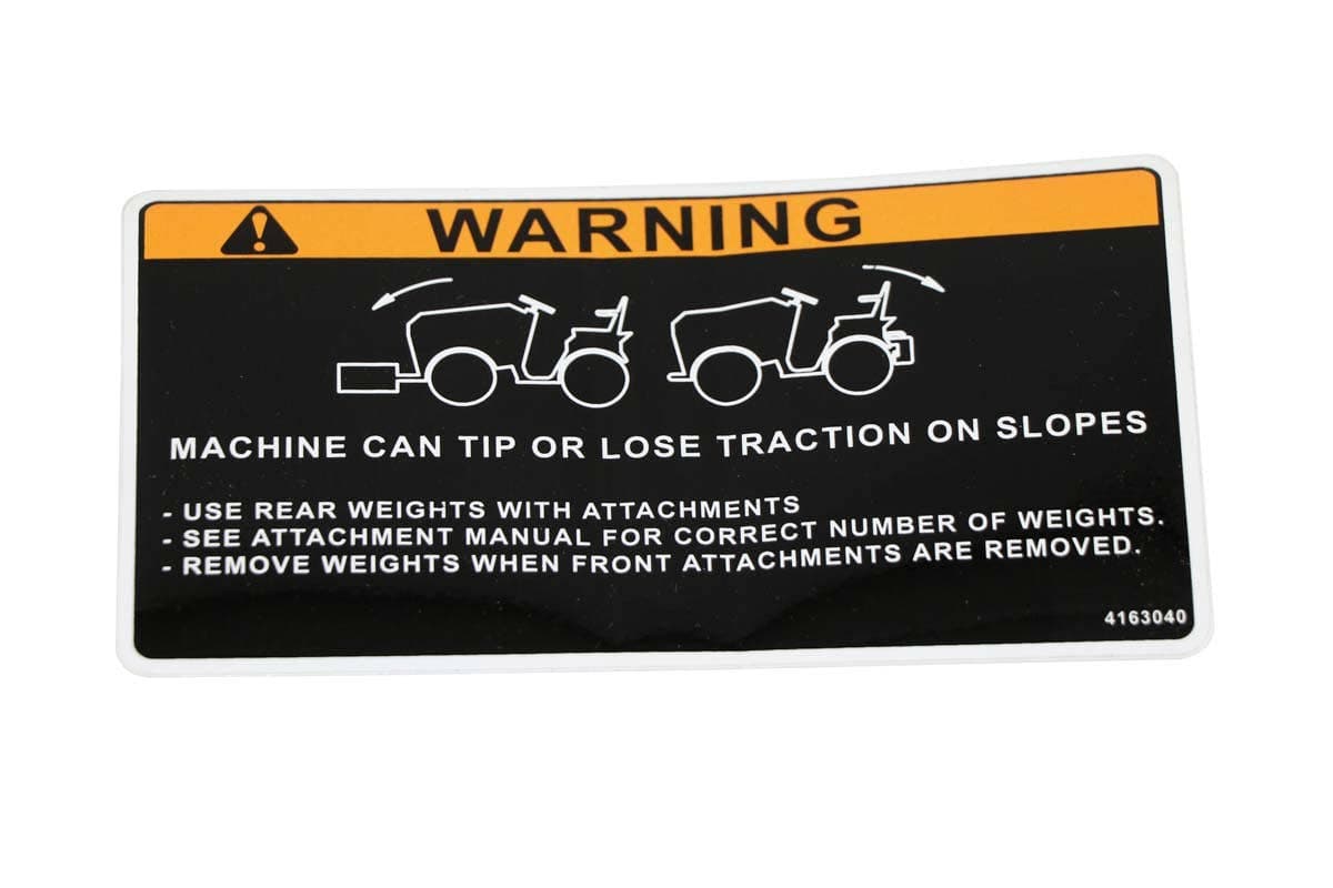 Label-Weight Warning
