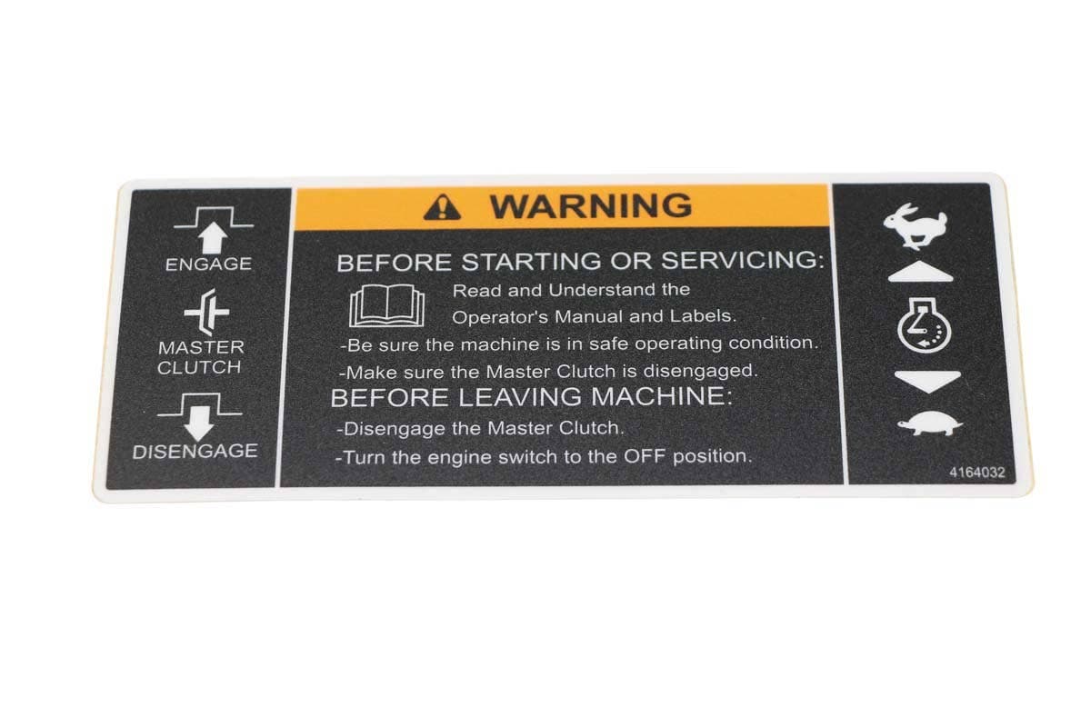 Label-Control Panel, Jr Sod