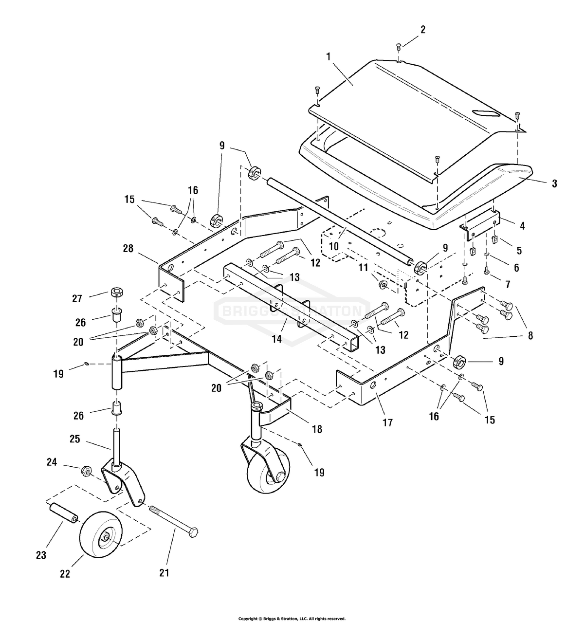 Ferris Collar diagram, part 5010114SM