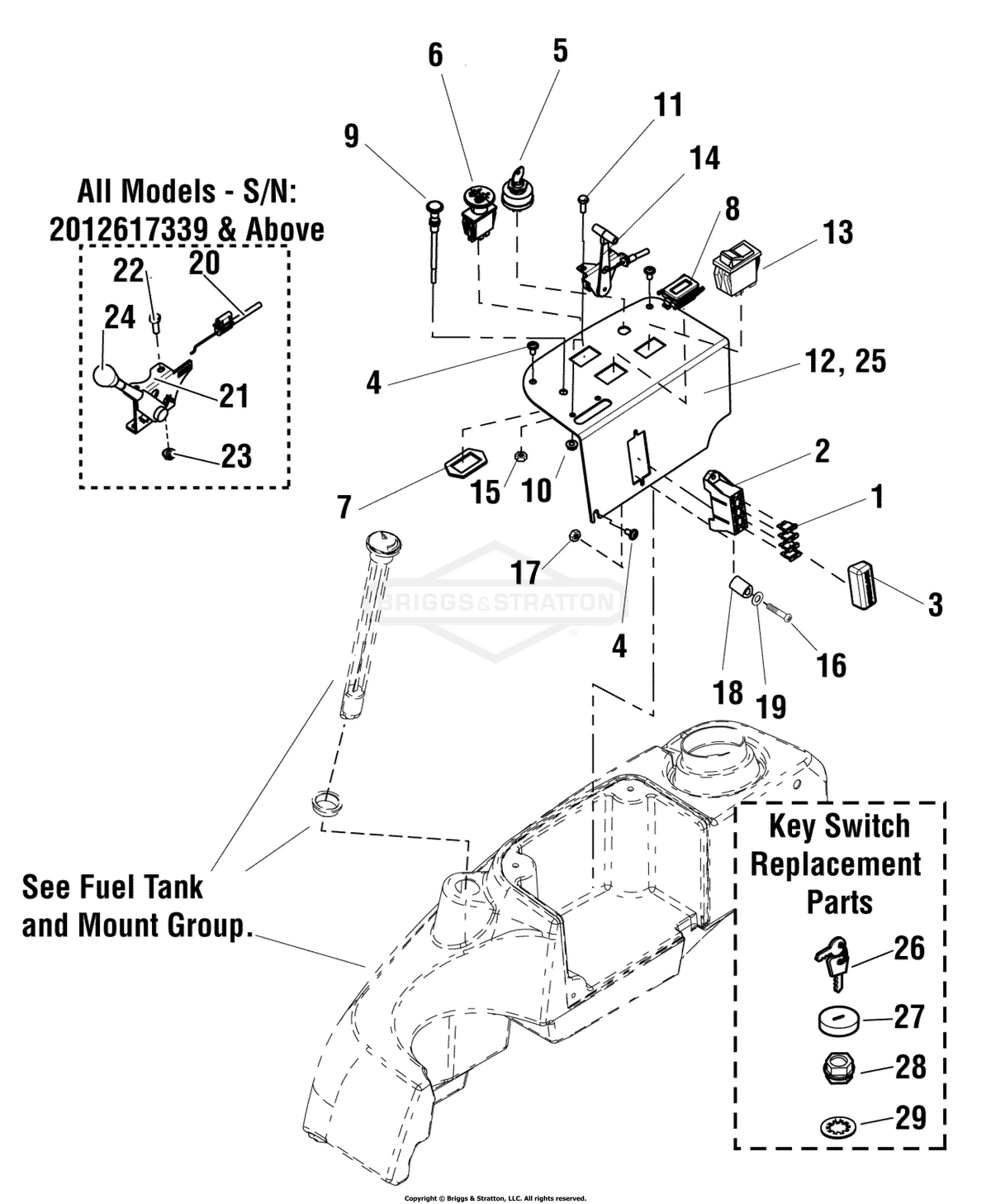 Ferris Fuse Block diagram, part 5021518SM