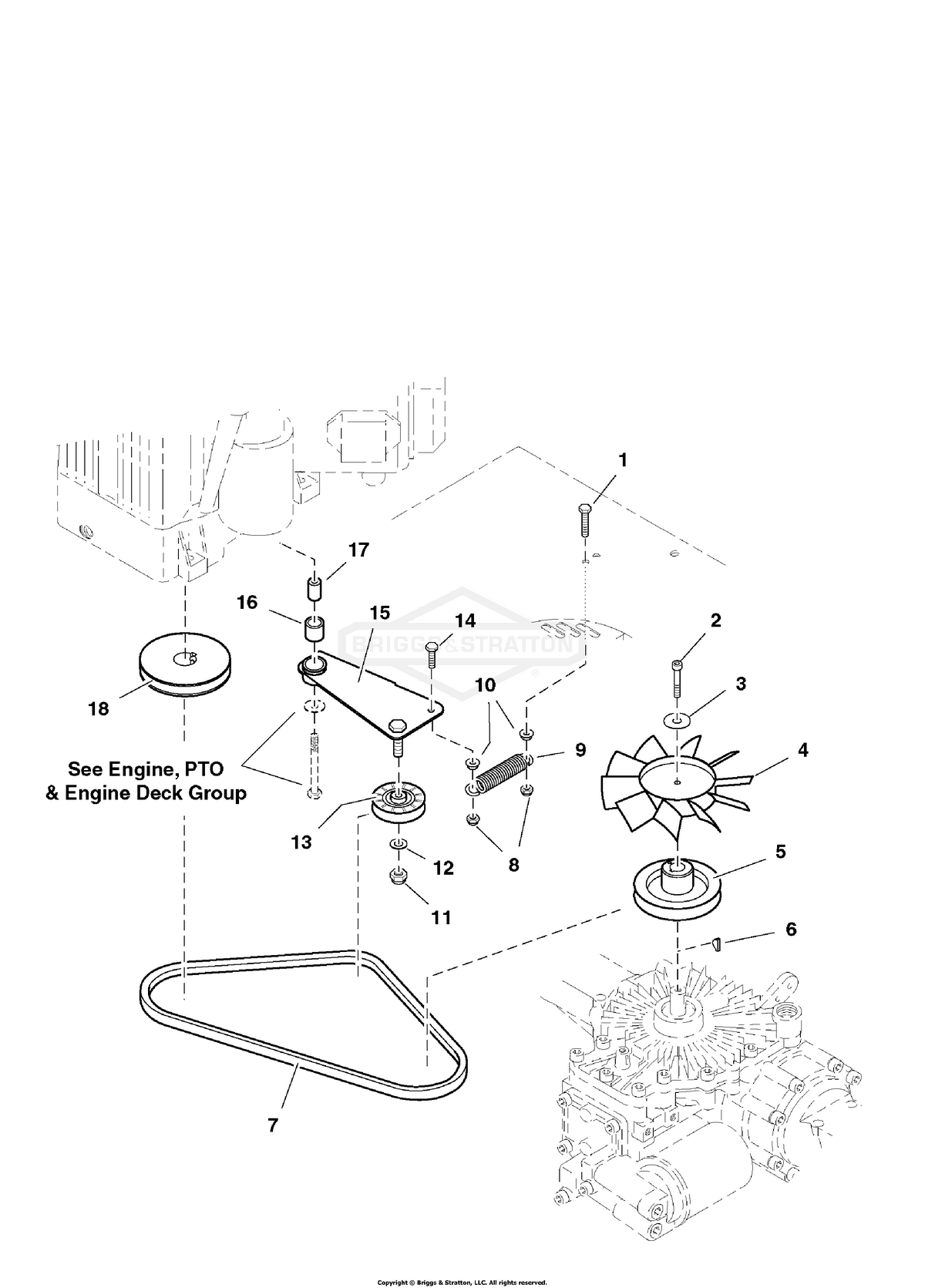 Ferris Key Hi-Pro Woodruff diagram, part 5021839SM