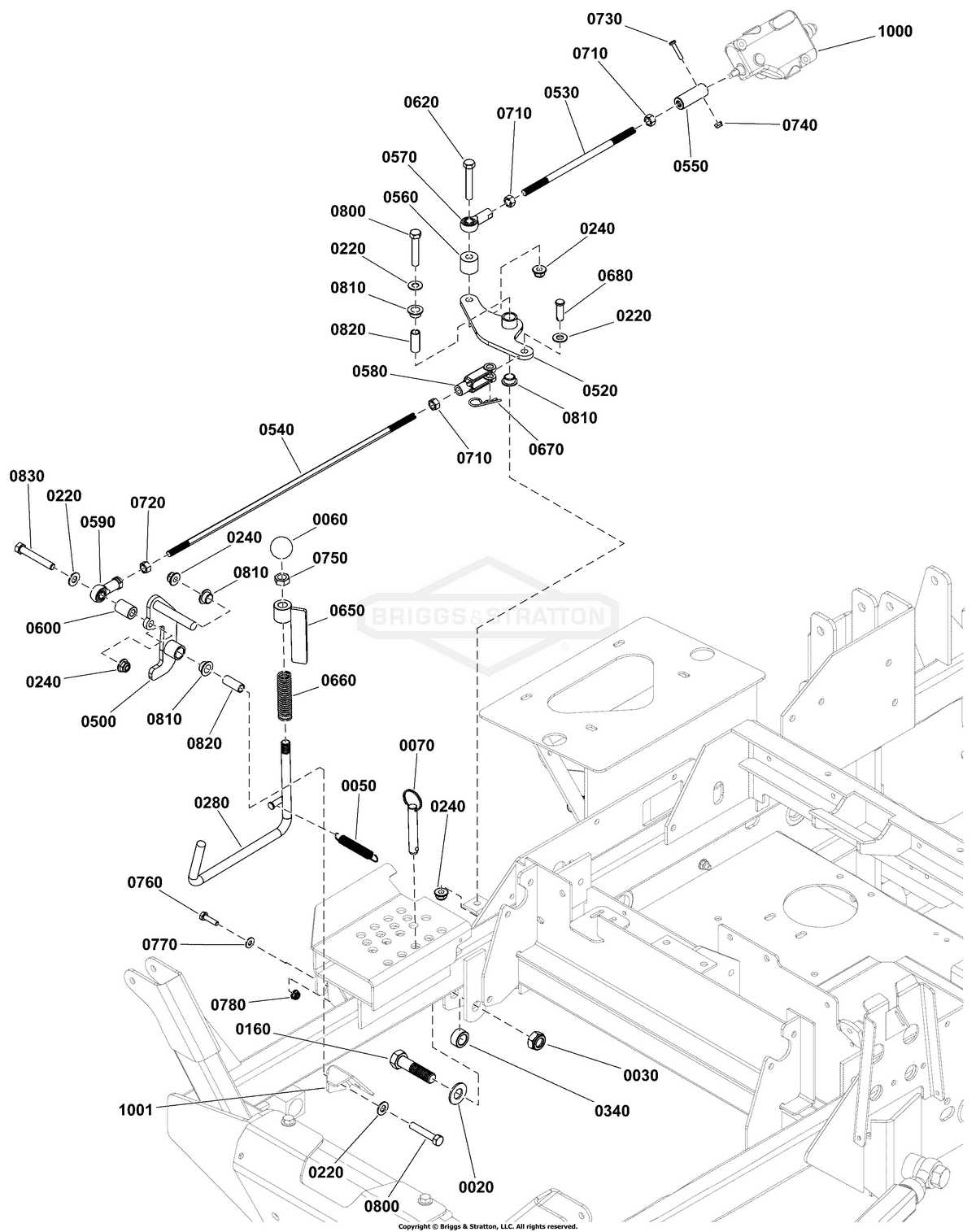 Ferris Pin Cotterless diagram, part 5022045SM