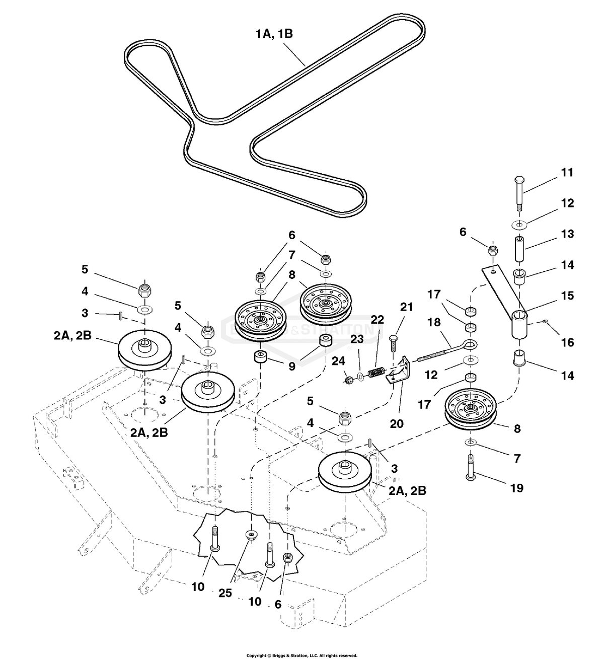 Ferris Spring Compression 2 diagram, part 5022788SM