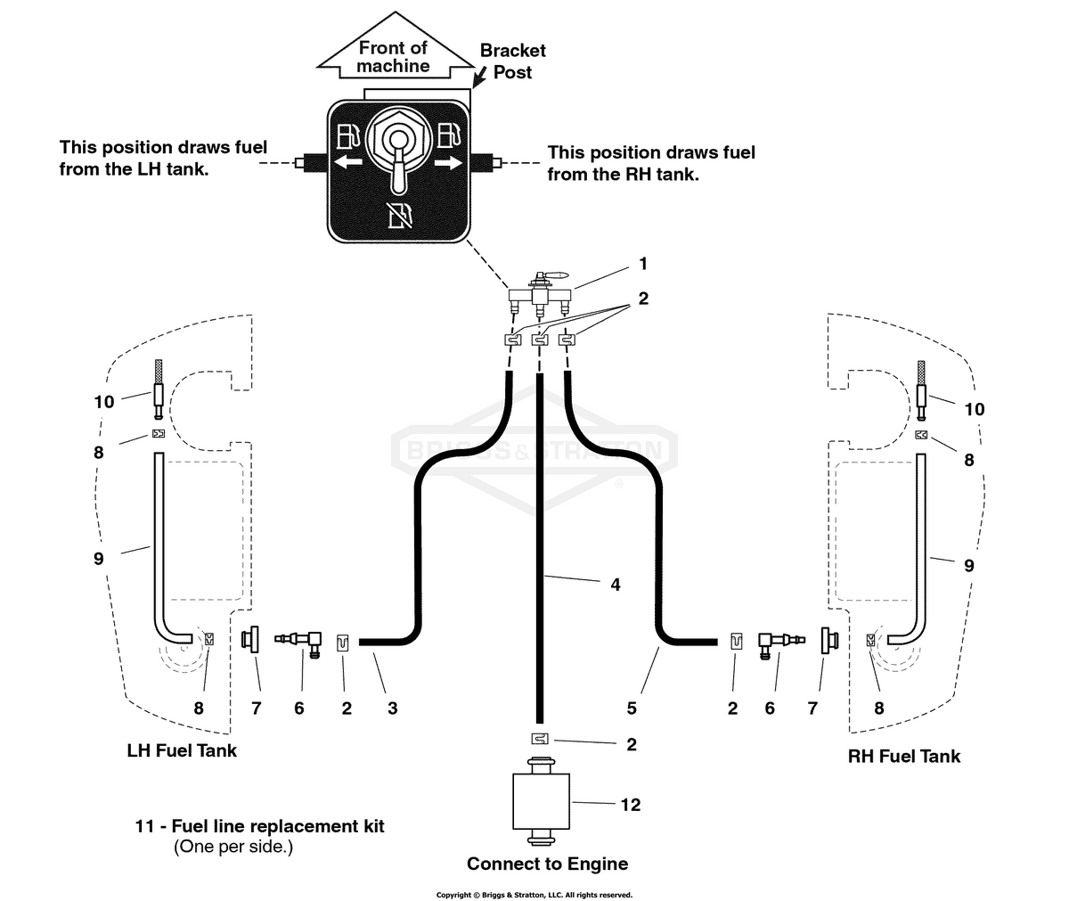 Ferris Hose 1/4 Fuel 16.0 diagram, part 5050831X16SM