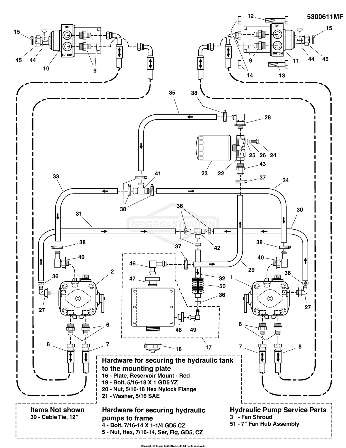 Ferris Motor diagram, part 5102637YP