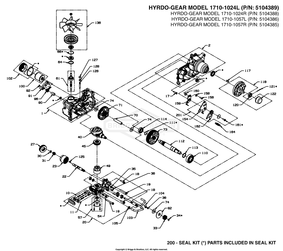 Ferris Kit Fan/Pulley diagram, part 5104387YP