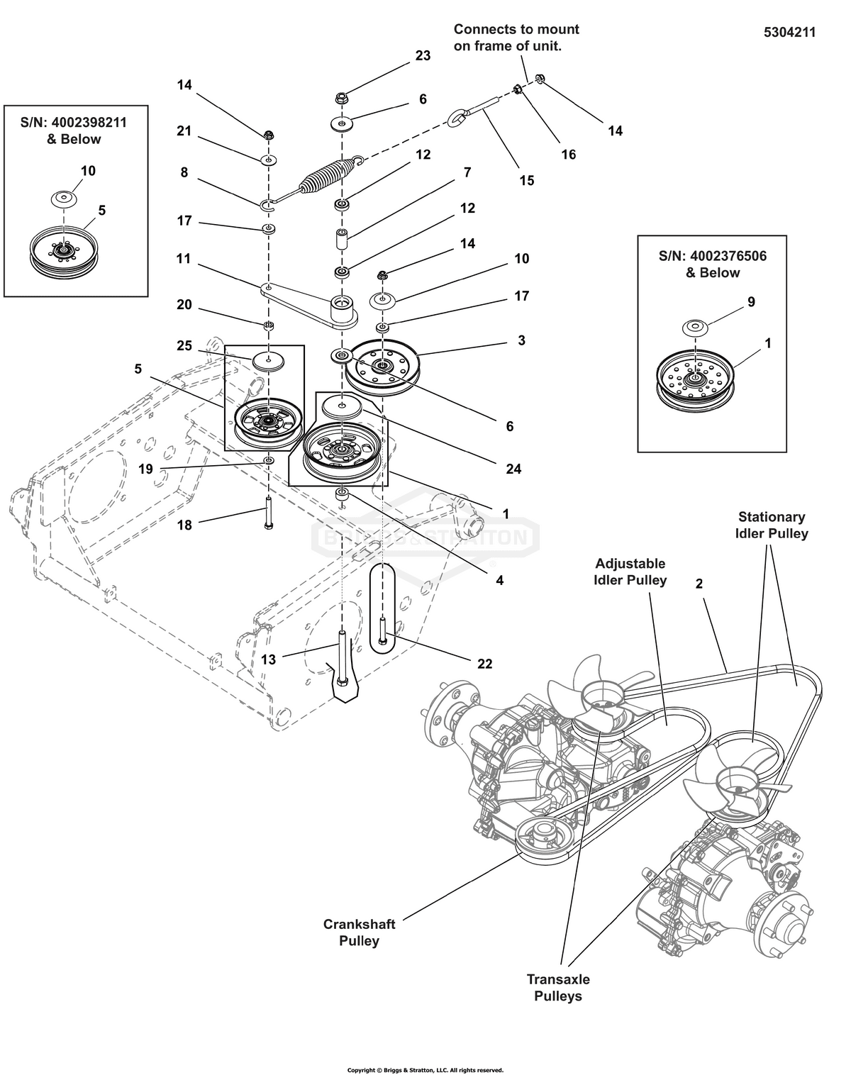 Ferris Belt diagram, part 5104583FS