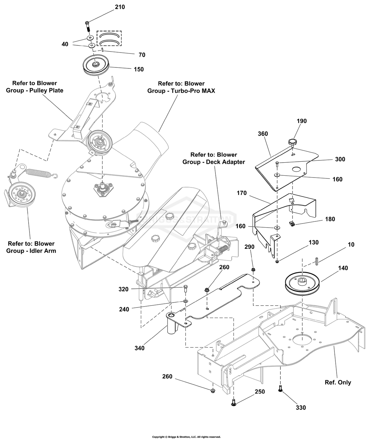 Ferris Pulley Spindle diagram, part 5105334FS