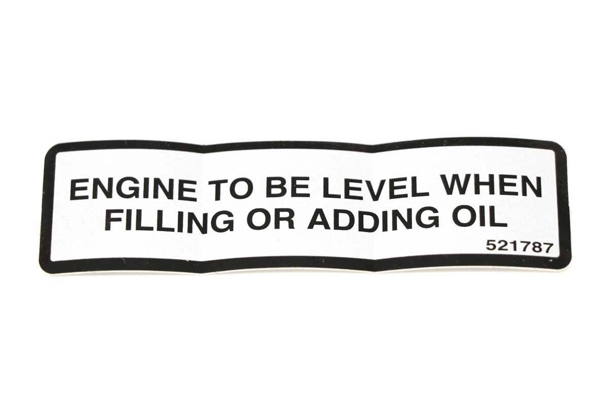 Decal Warning