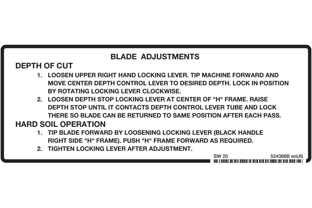 Decal Blade Adjust Hd Sod Cut