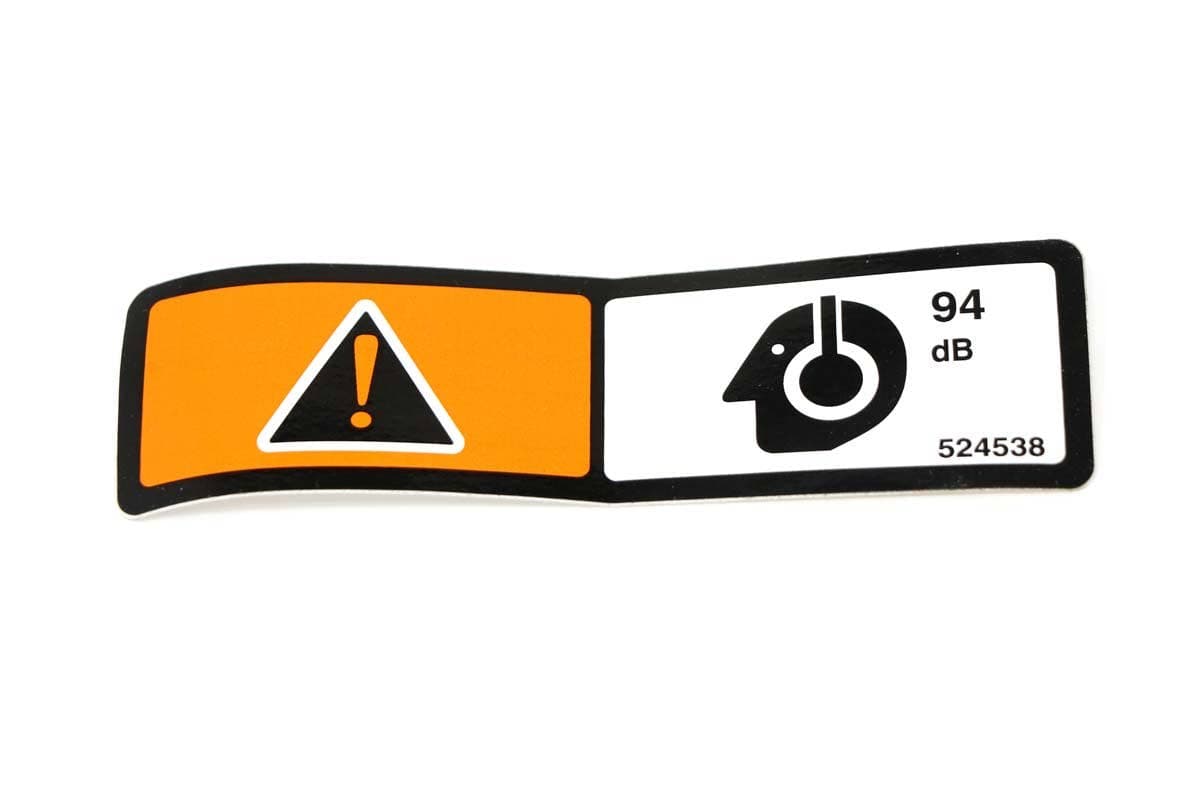 Decal Warning Hearing