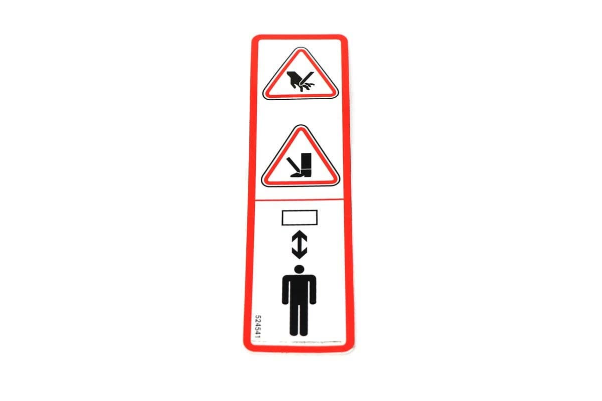 Decal Danger Hands & Feet