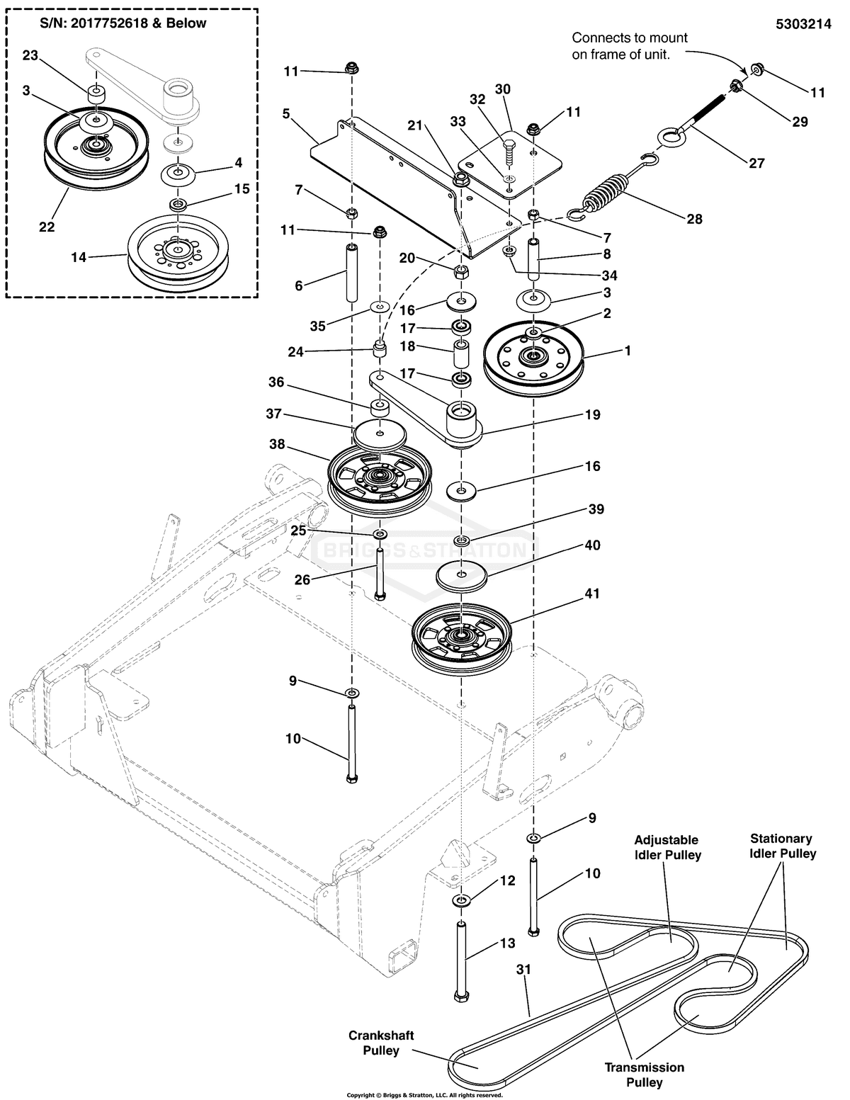 Ferris Plate Reservoir Mnt diagram, part 5410310AYP