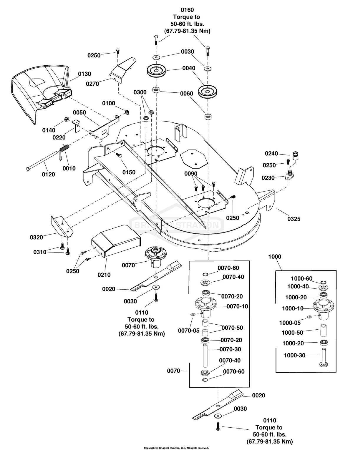 Ferris Spring Torsion Side diagram, part 7035813SM