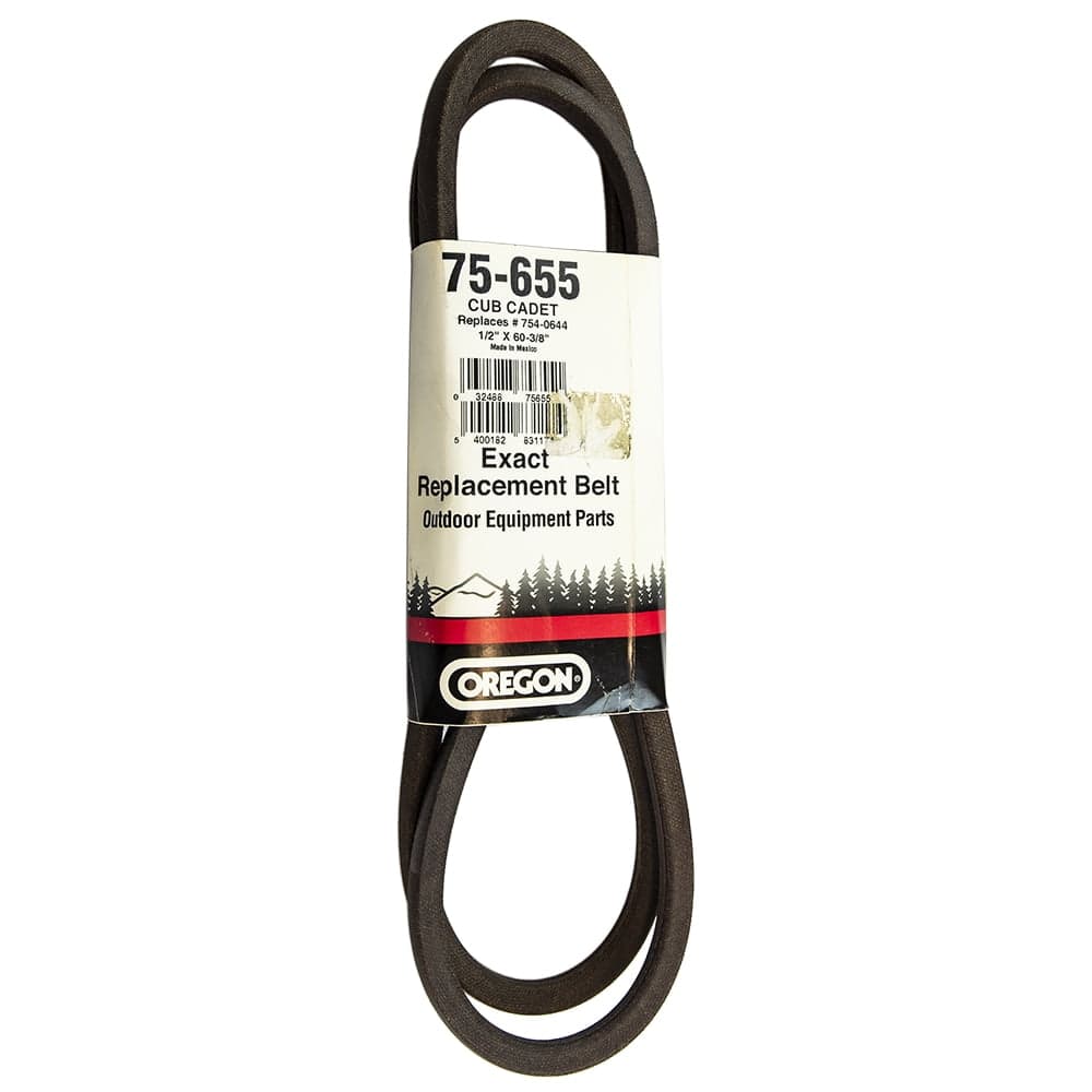 75-655 BELT,CUB CADET 954-0644,1/2 X