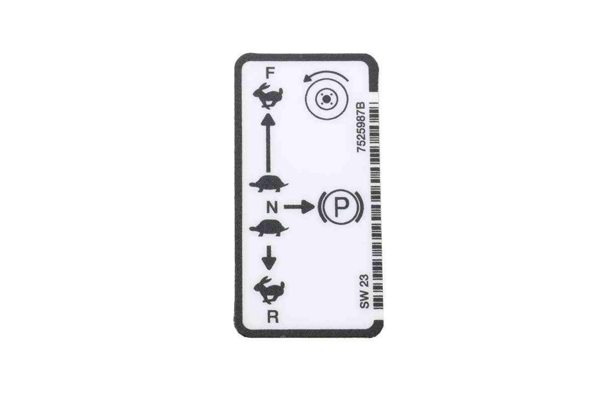 Decal Right Hand Traction Pictorial