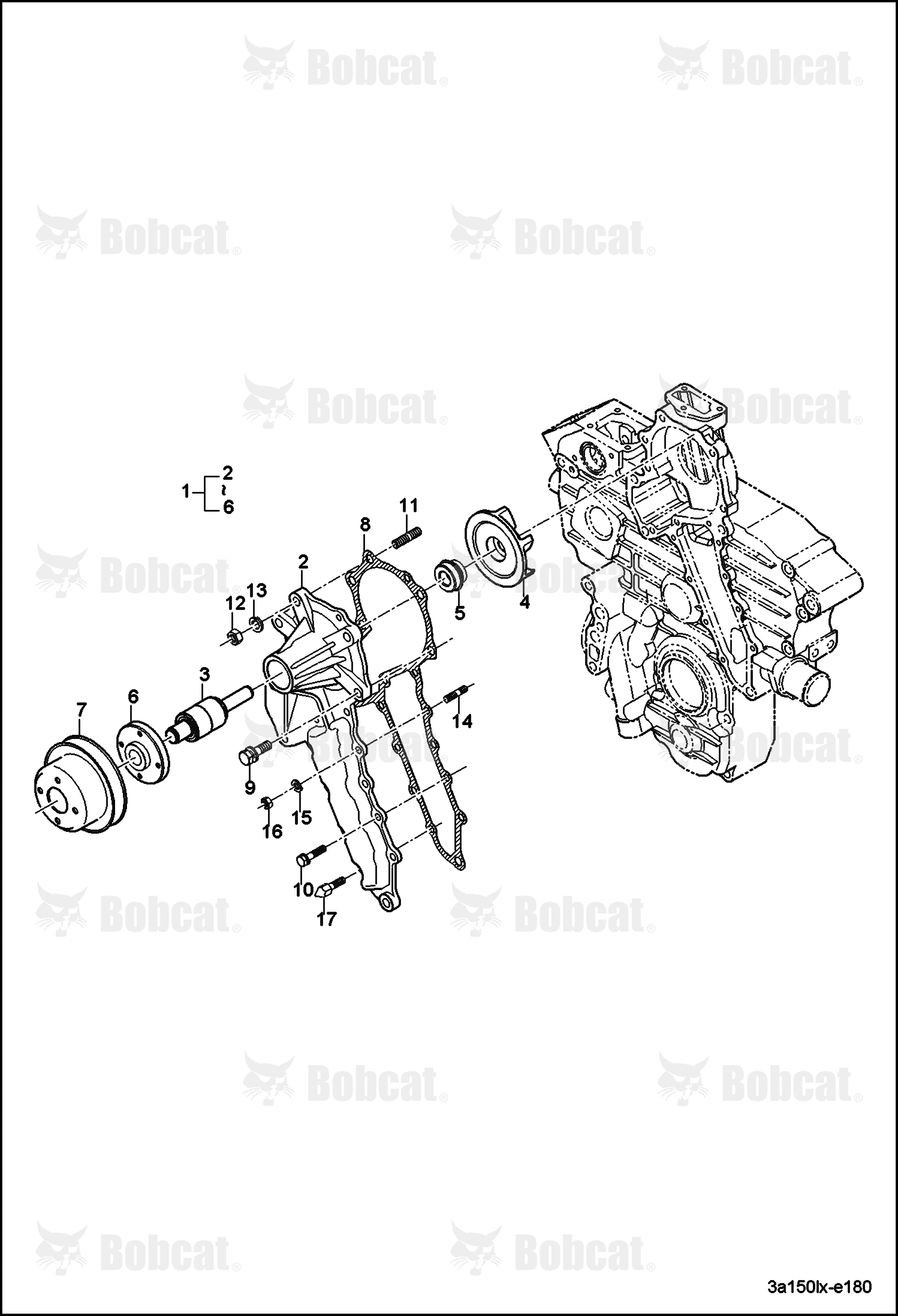 Gasket, Pump Water