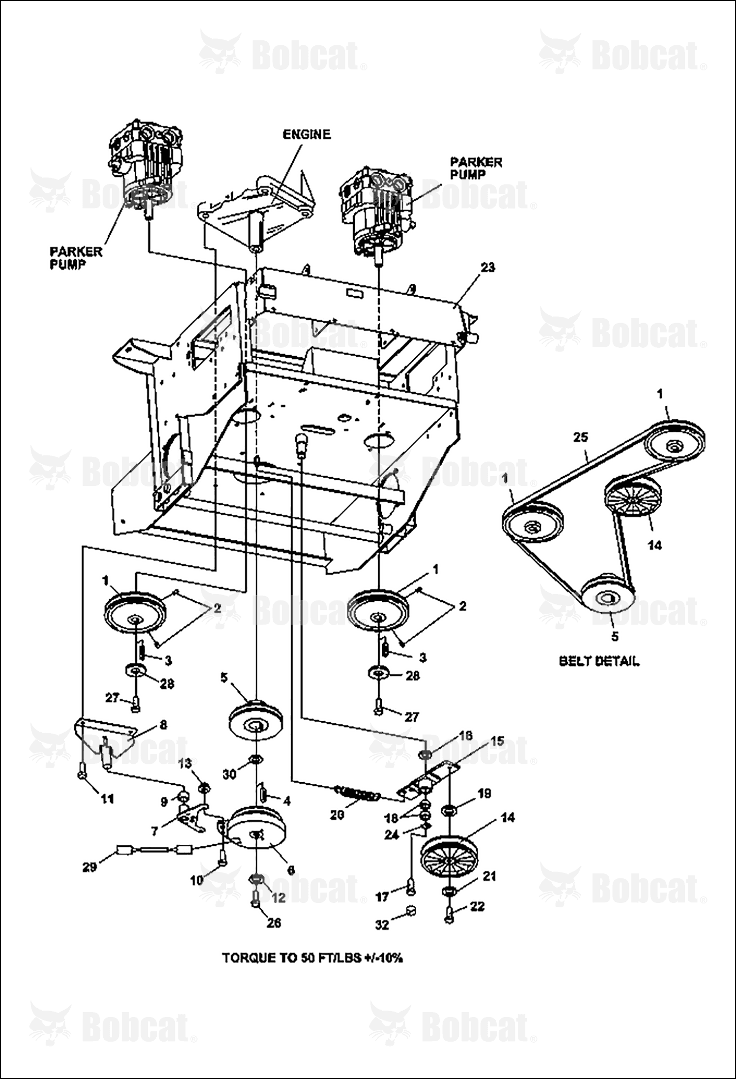 Belt-Pump Drive