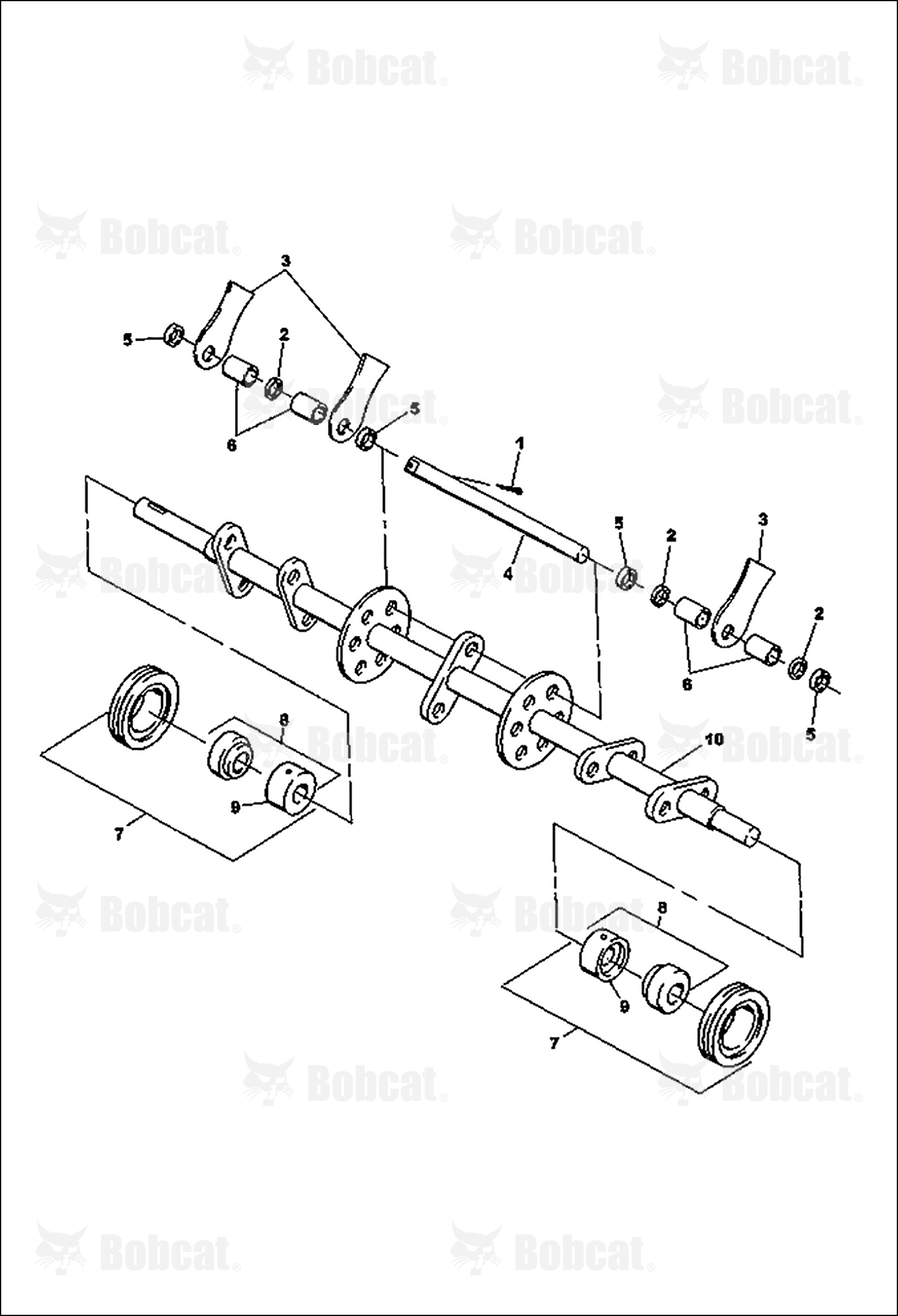 Weldment-Flail Shaft
