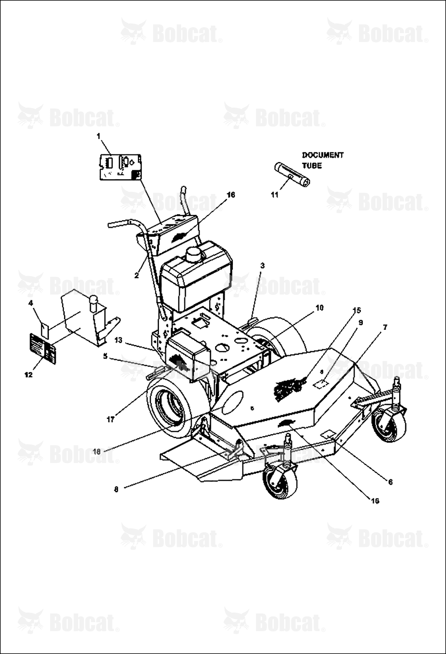 Label-Parking Brake Hydraulic Eec