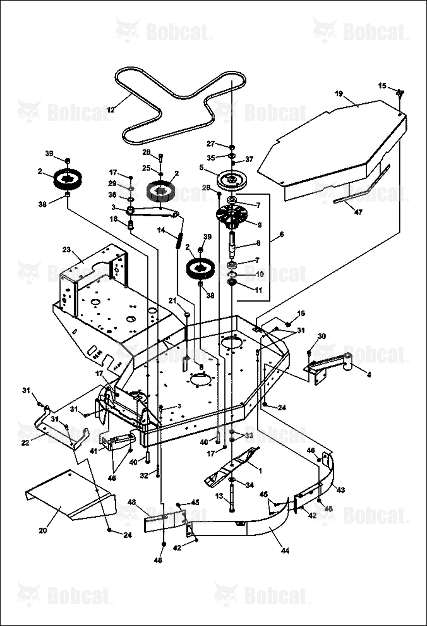 Baffle-Front Center 48