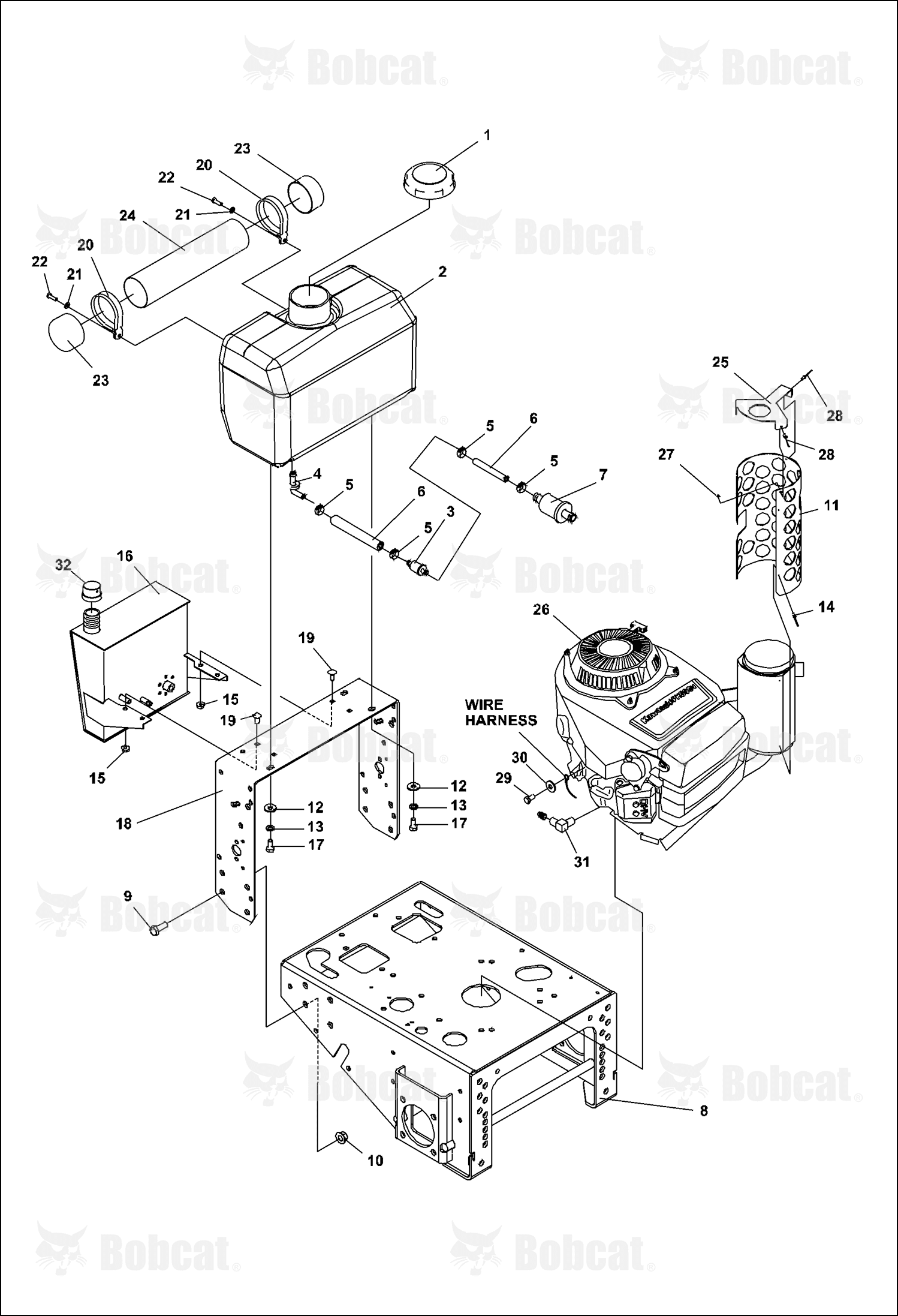 S Hydraulic Reservoir W/Labs Eec