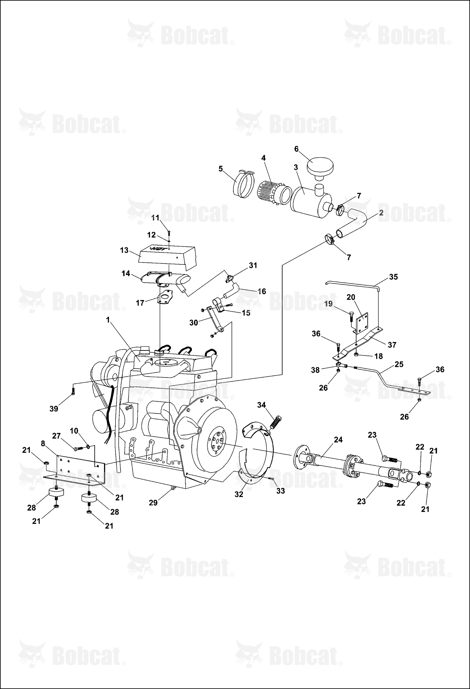 Cap Air Cleaner End