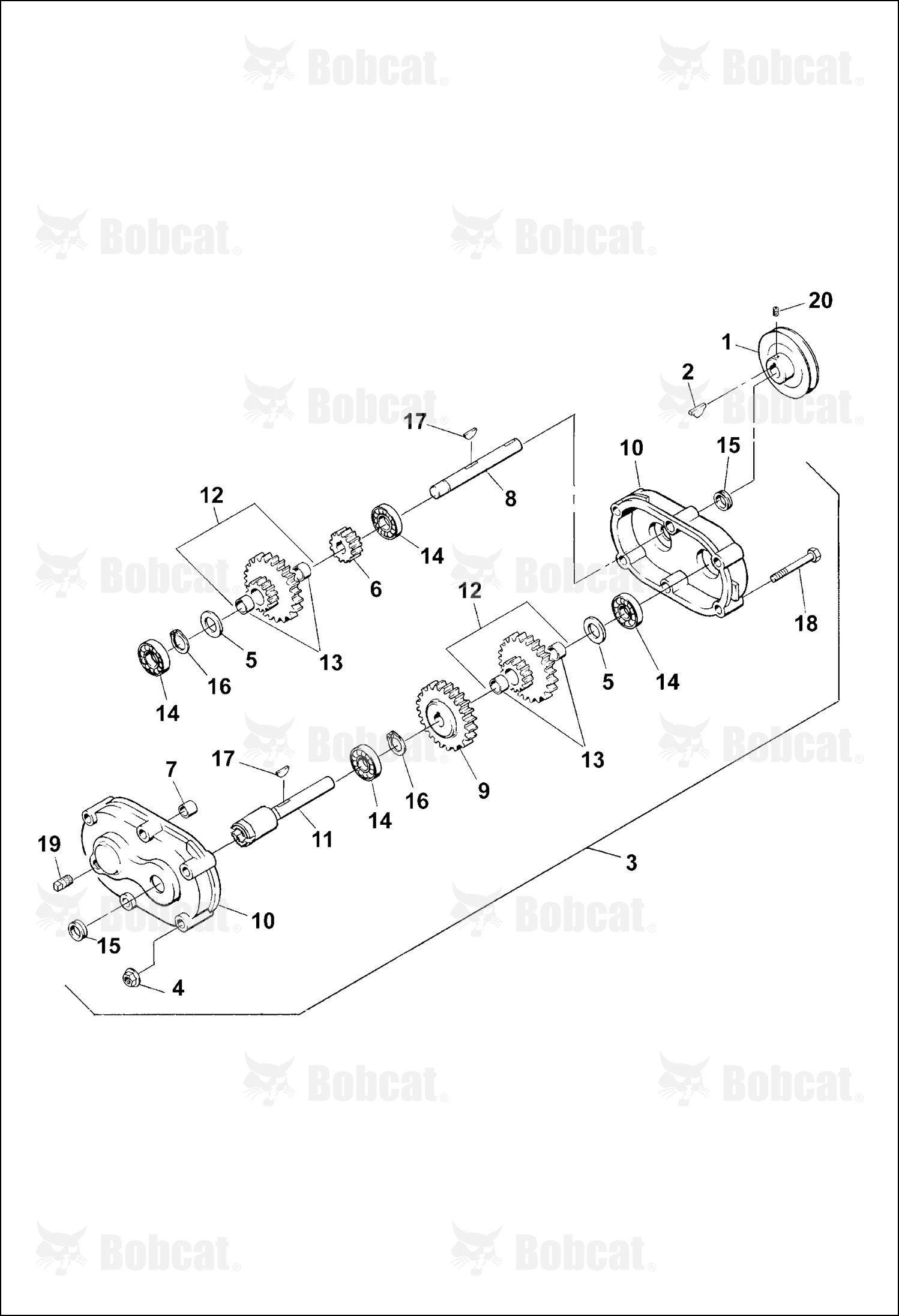 Shaft-Gearbox