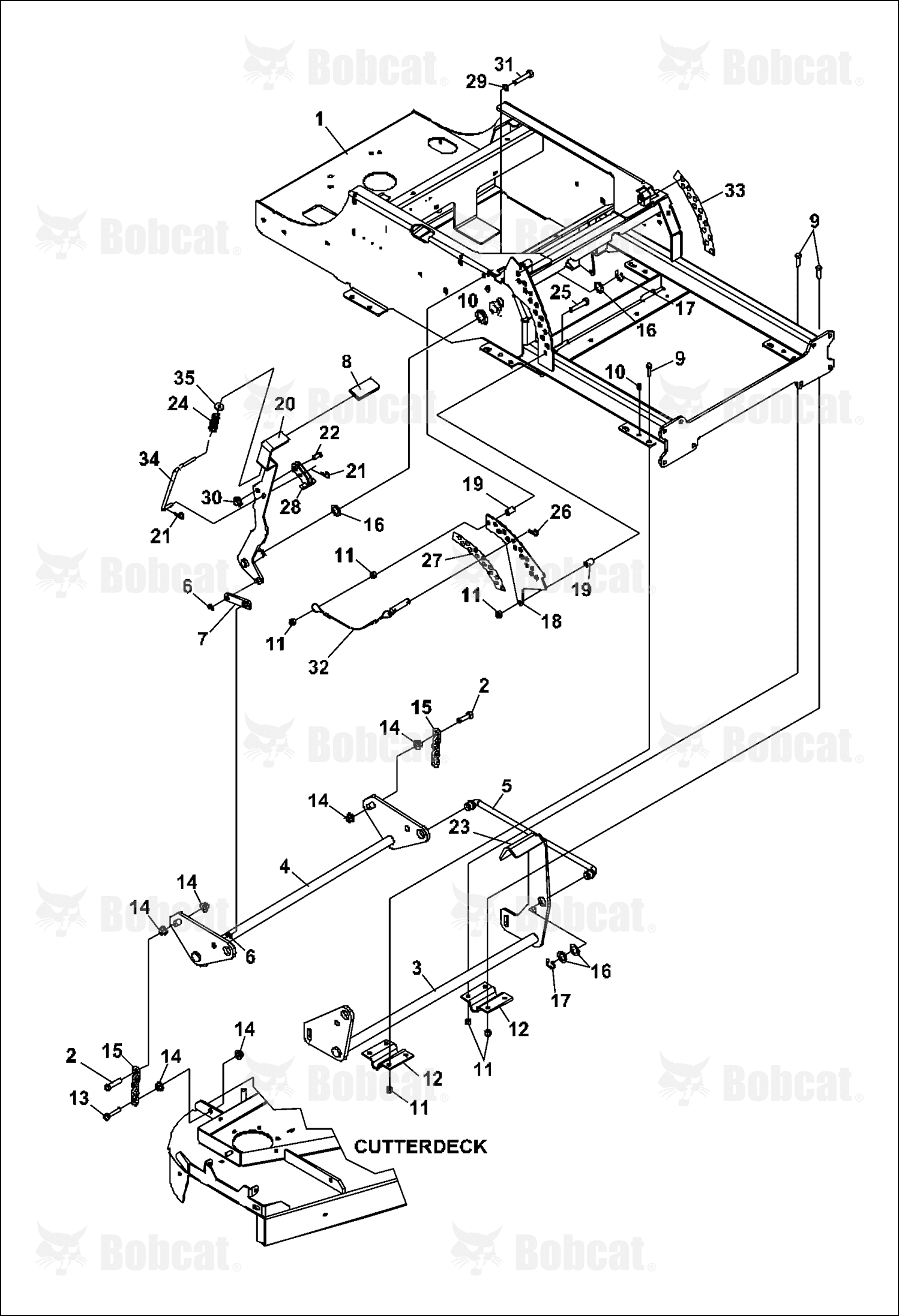 Lever, Stop Latch