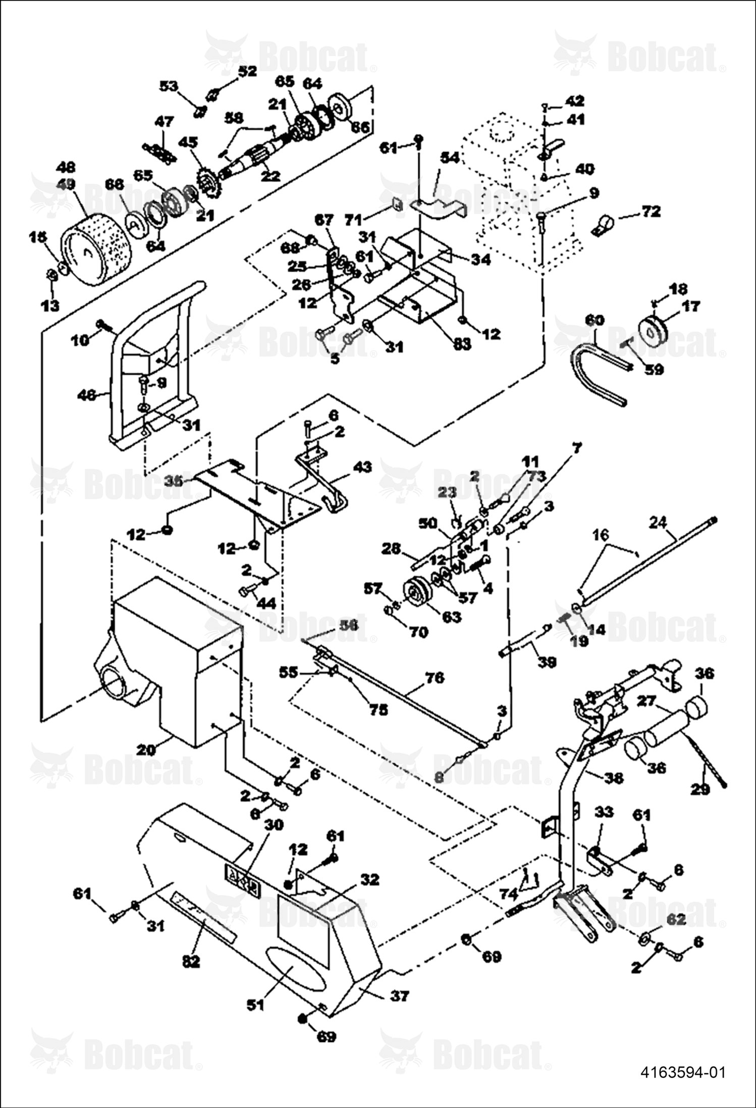 Bracket Belt Guard Jr Top