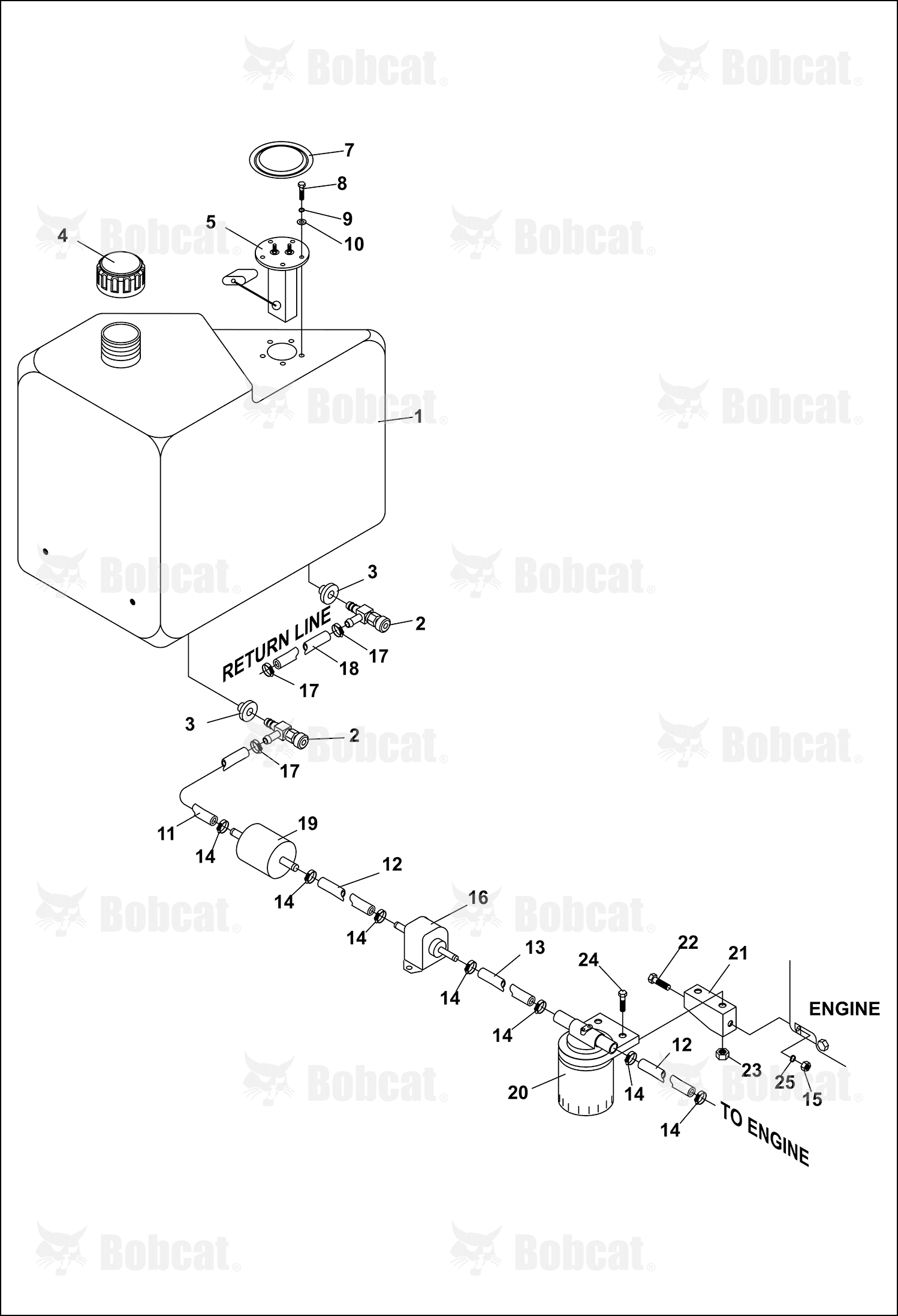 Bracket Fuel Filter Mount