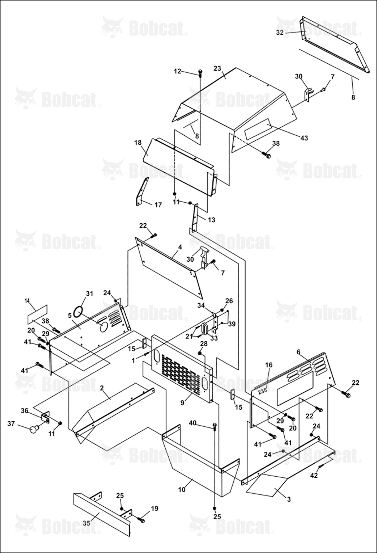 Bracket - Rear Light Mounting
