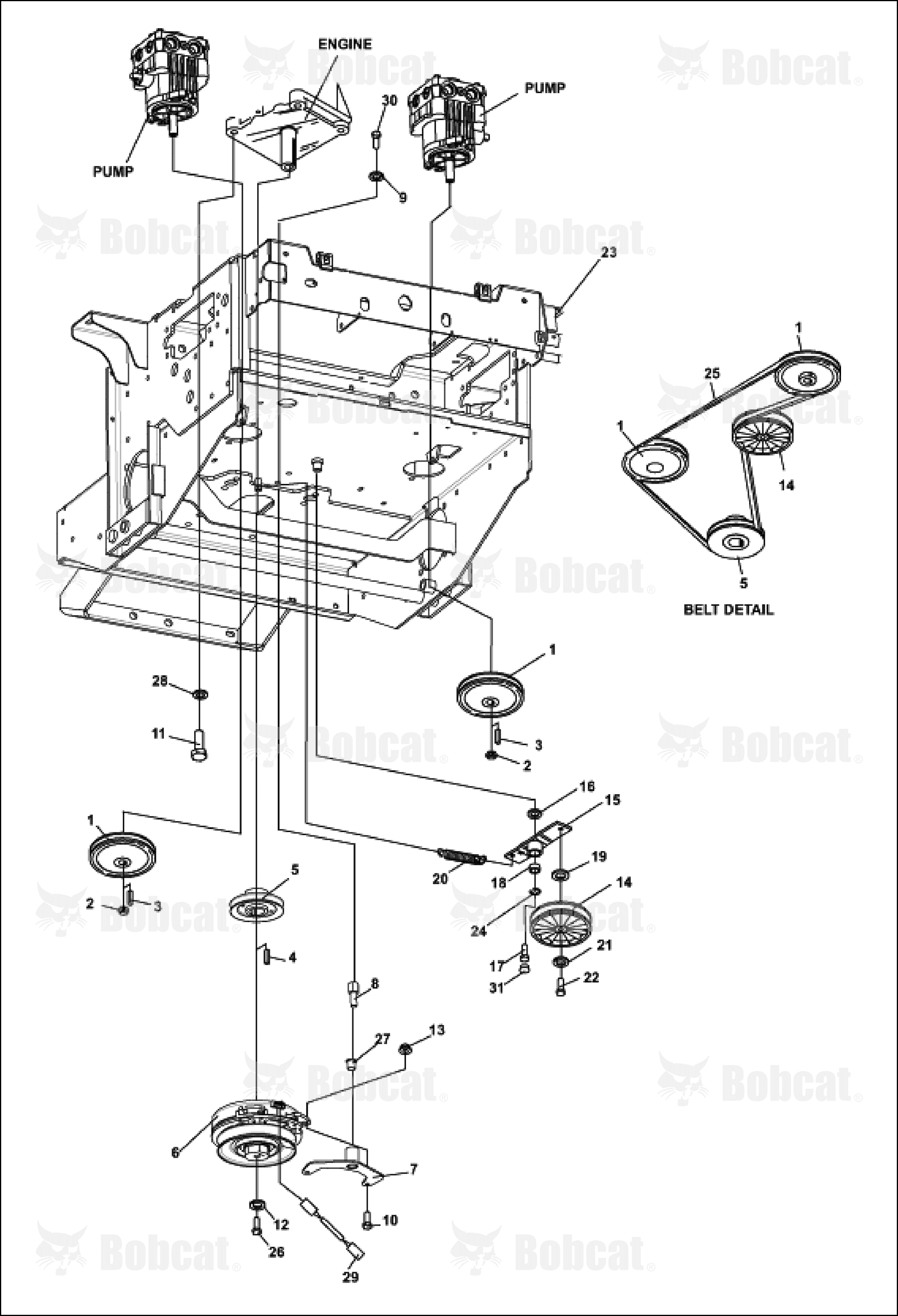 Belt-Pump Drive