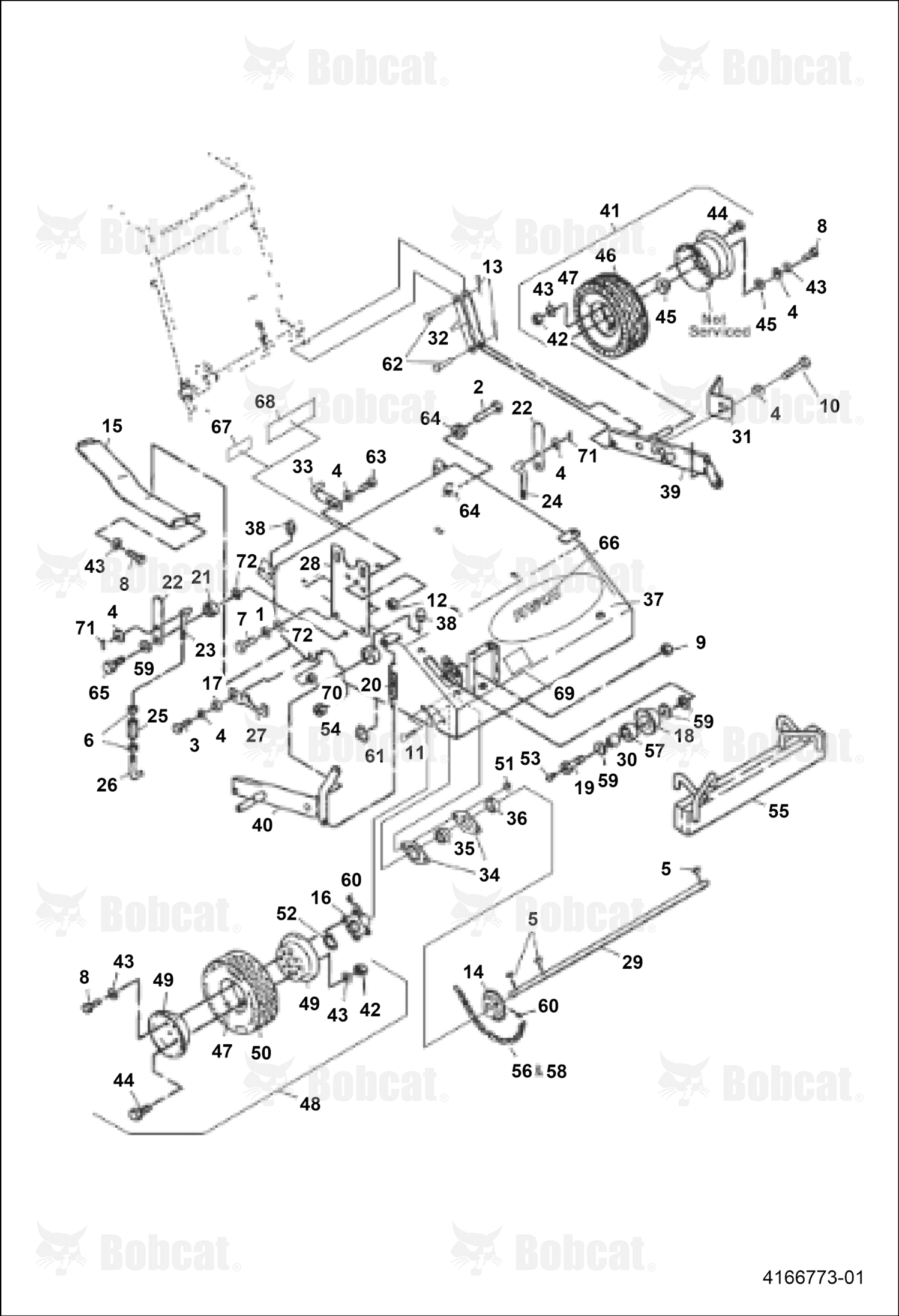Bracket Reel Belt Stop Weldment