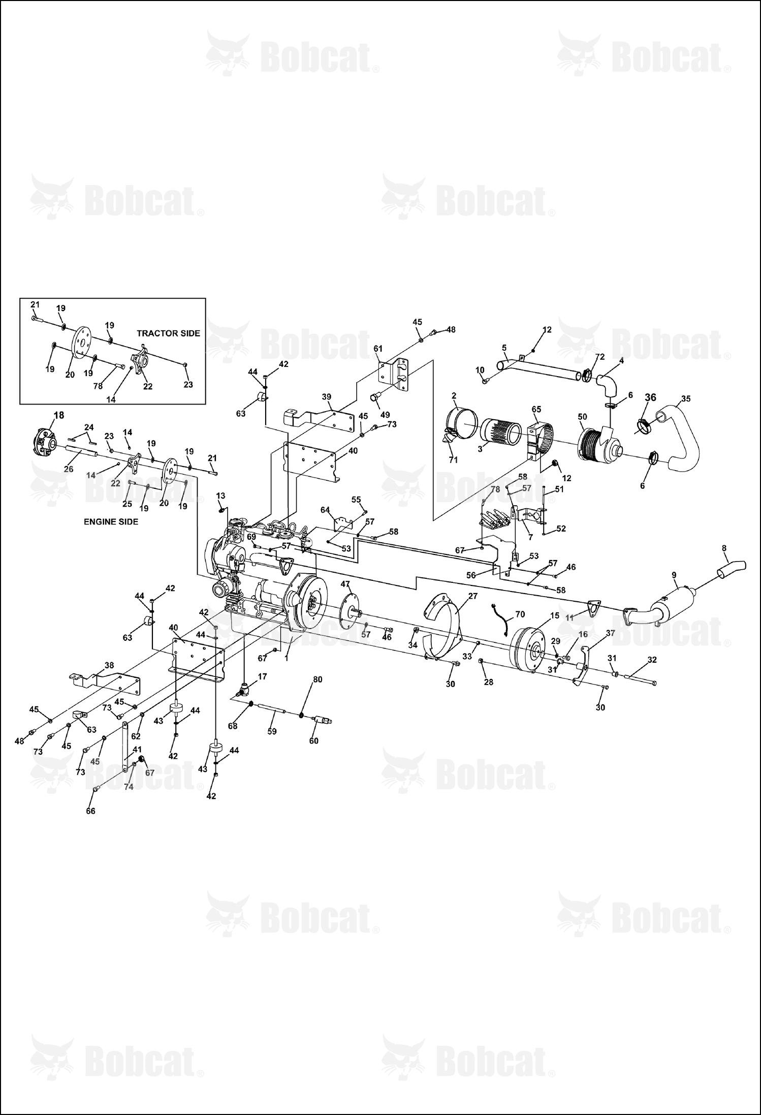 S-Assm, Coupler Pump Side
