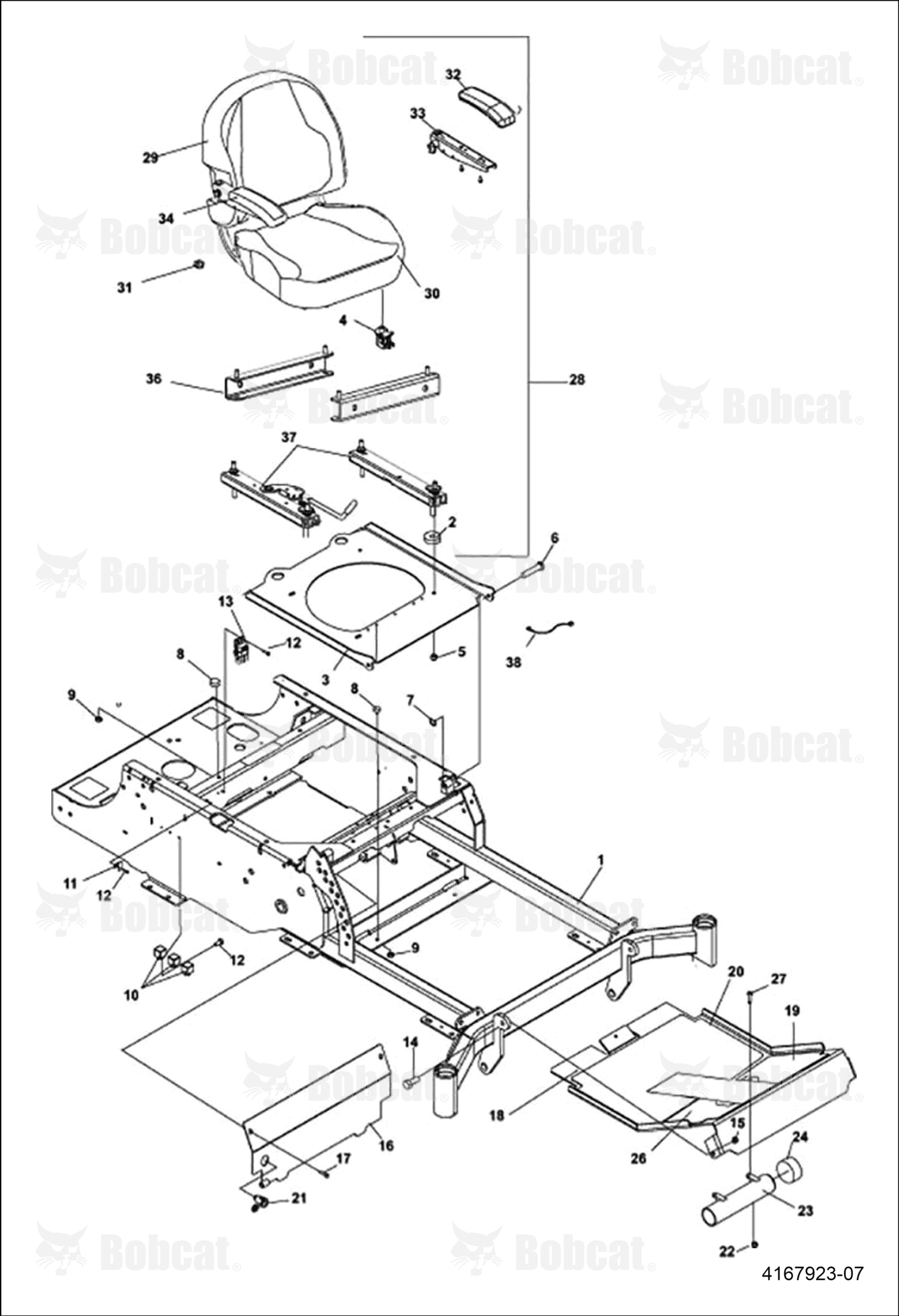 Cover-Seat,Back Fastcat Pro