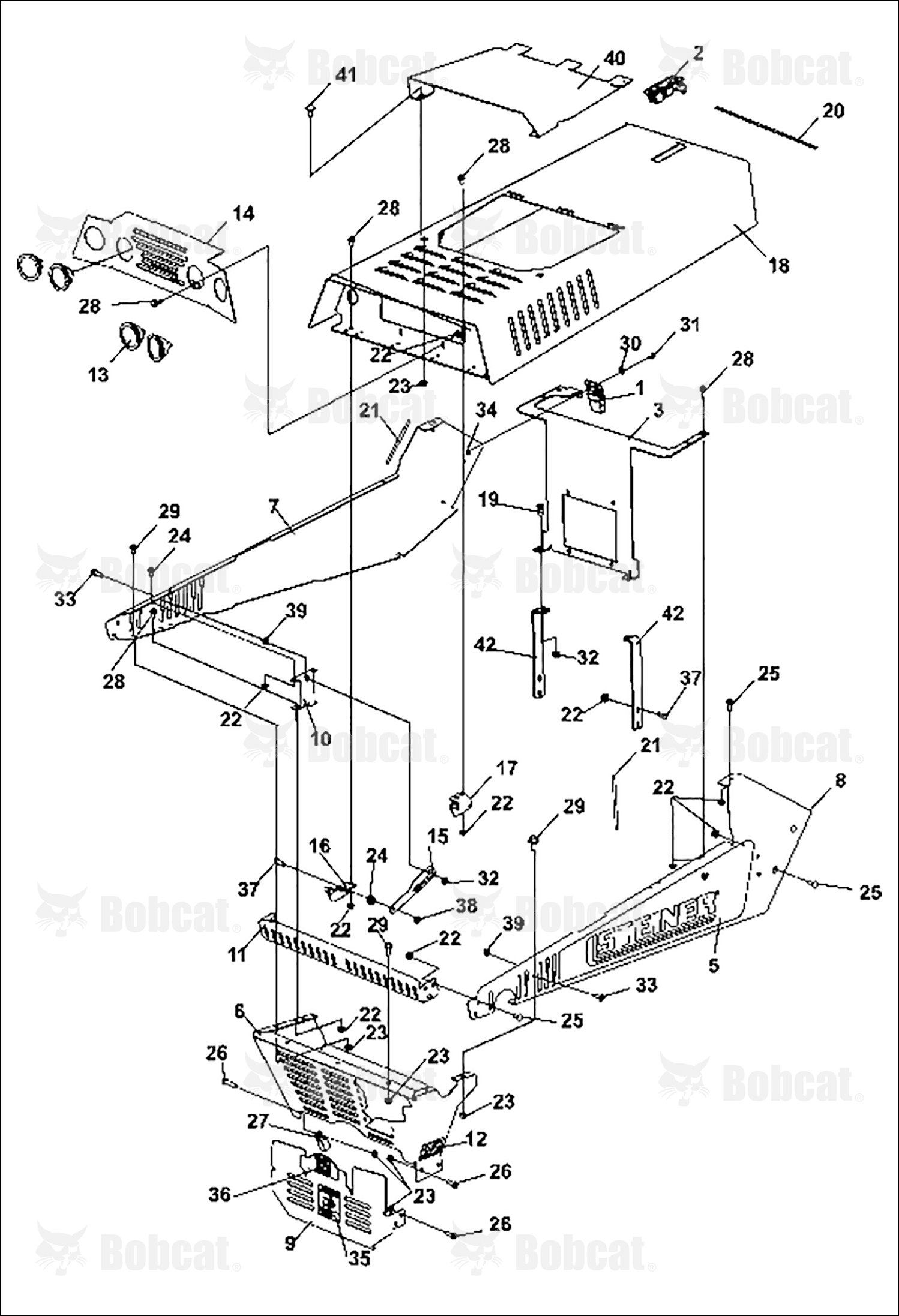 Bracket-Oil Cooler Mntg