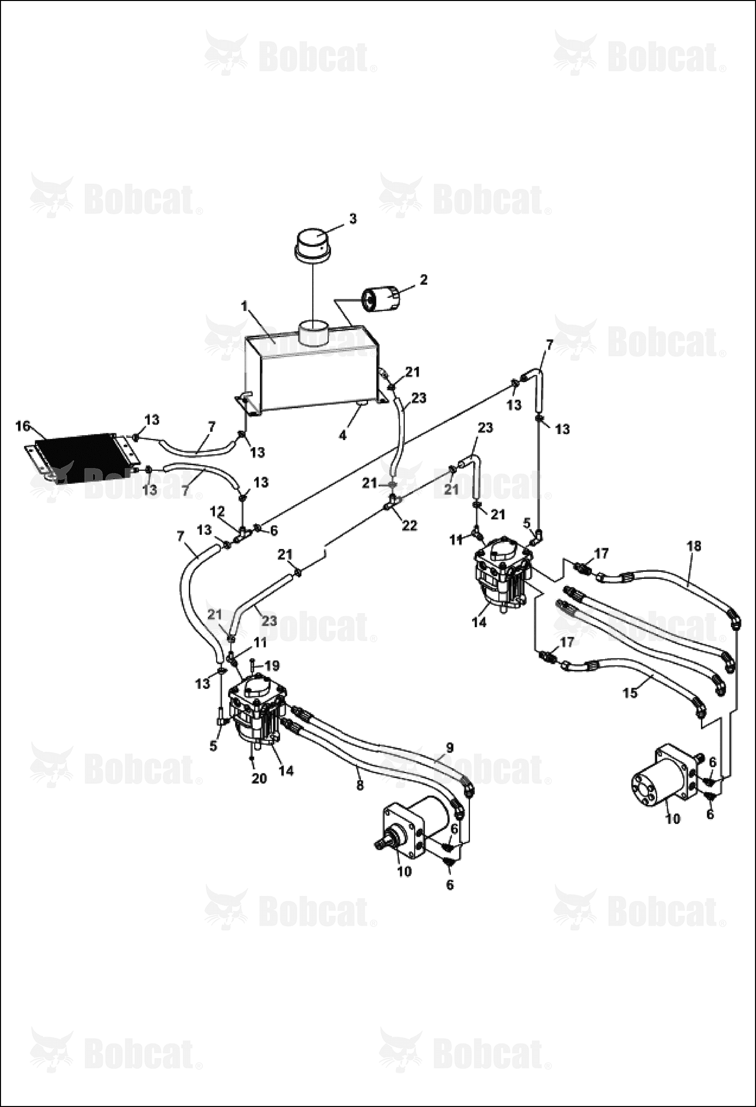 Bracket-Rear Oil Cooler