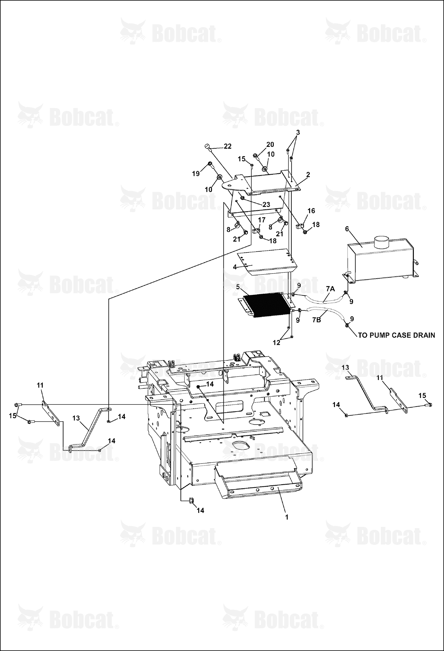 Bracket-Mntg, Oil Cooler, Kohler