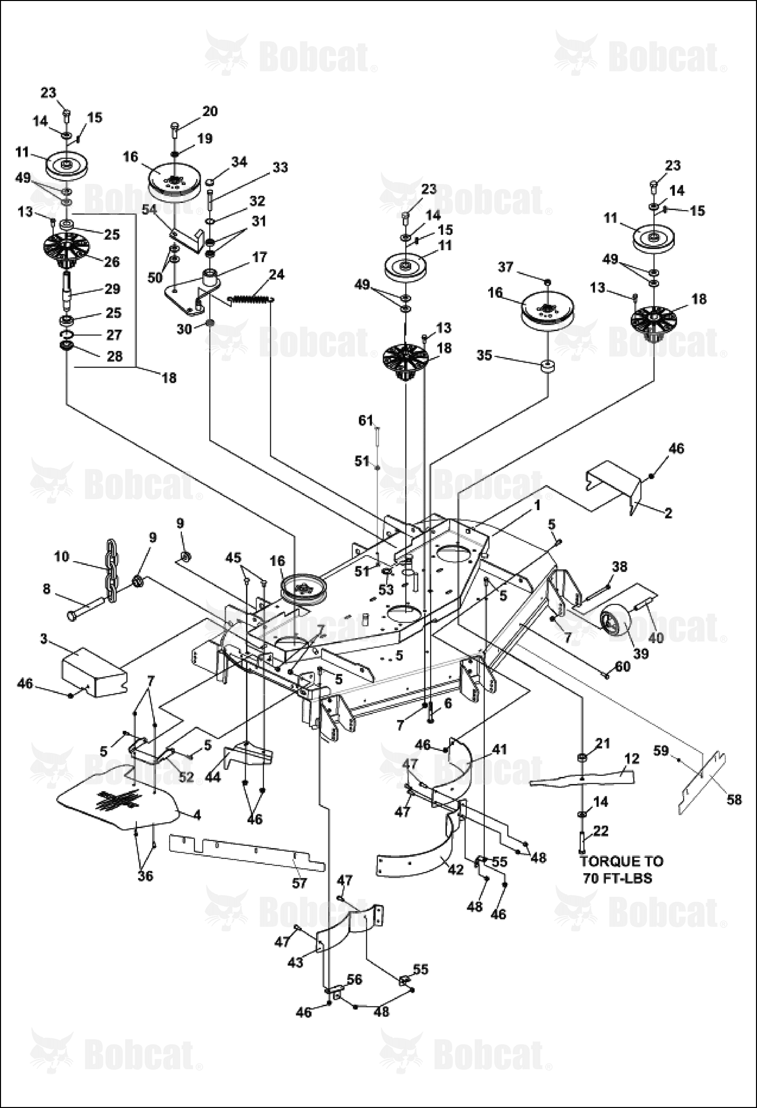 Baffle-Front,Right Hand 52IN