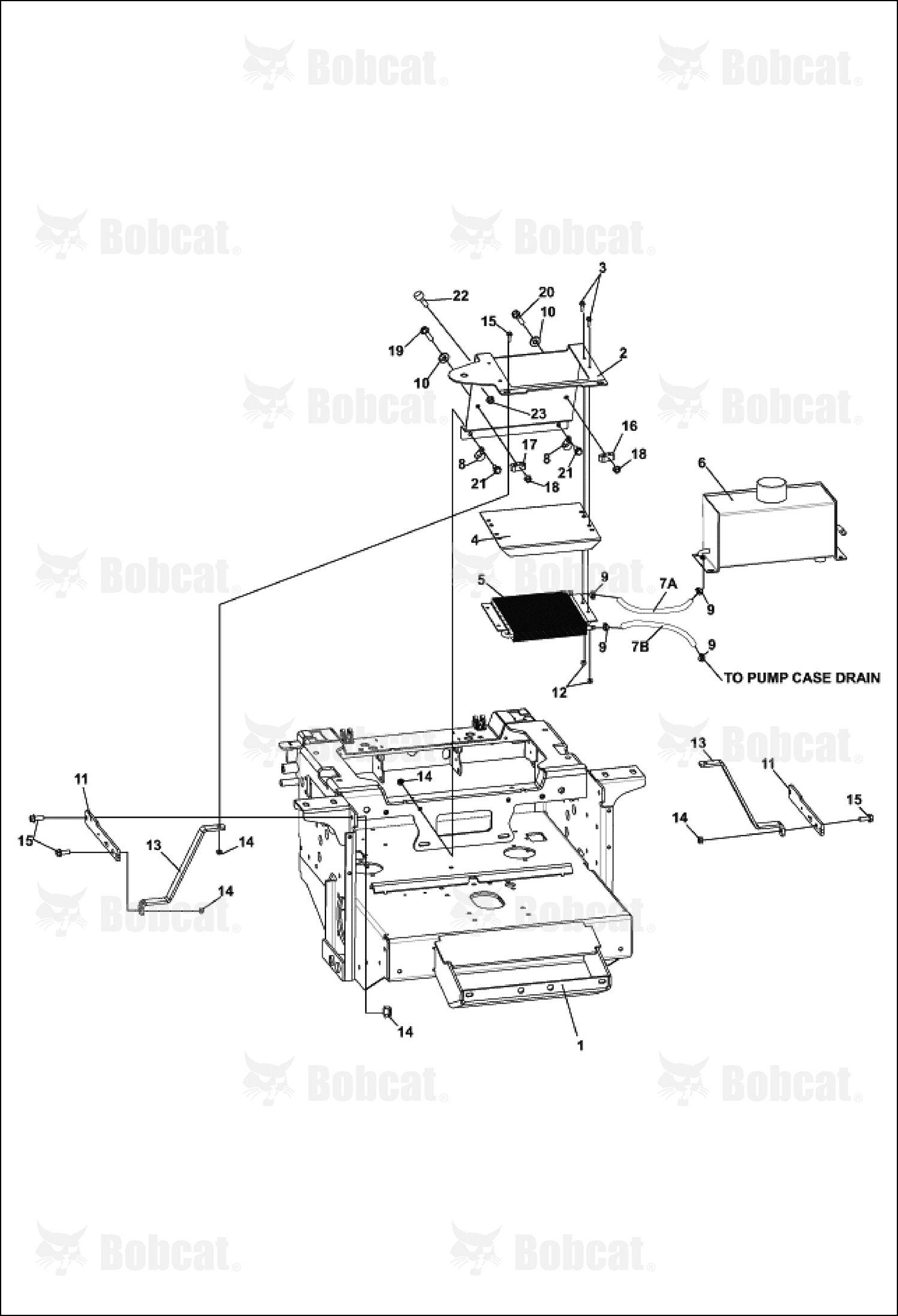 S-Bracket,Oil Coolr Frnt,Fx651,Eu