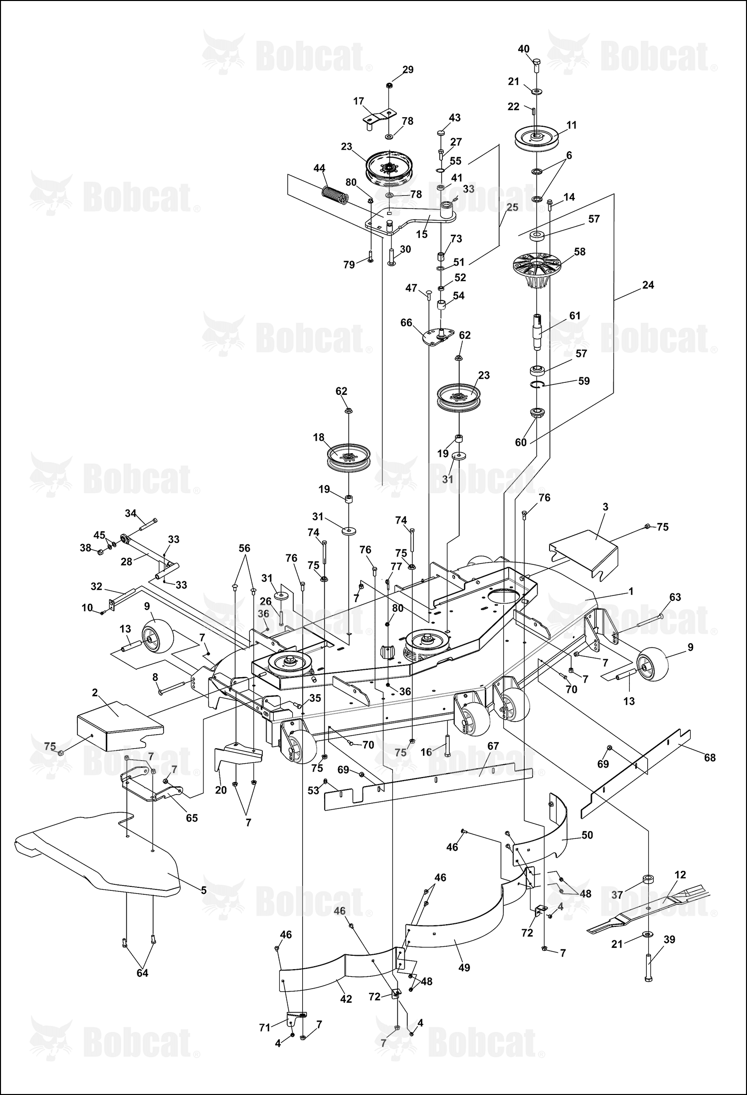 Cover-Belt 61IN,Left Hand