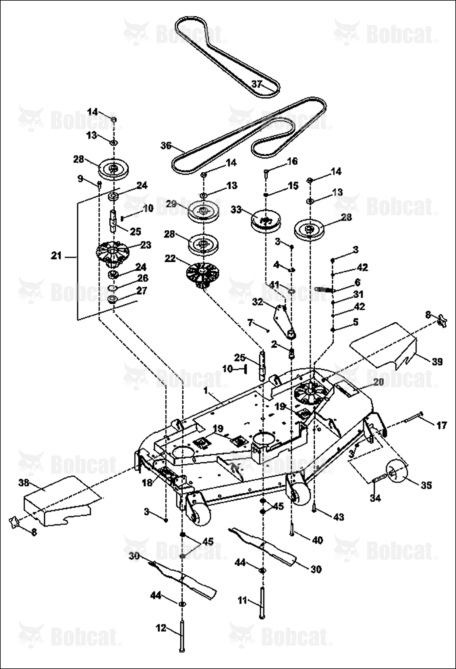 Cover-Belt,Deck 52 Right Hand