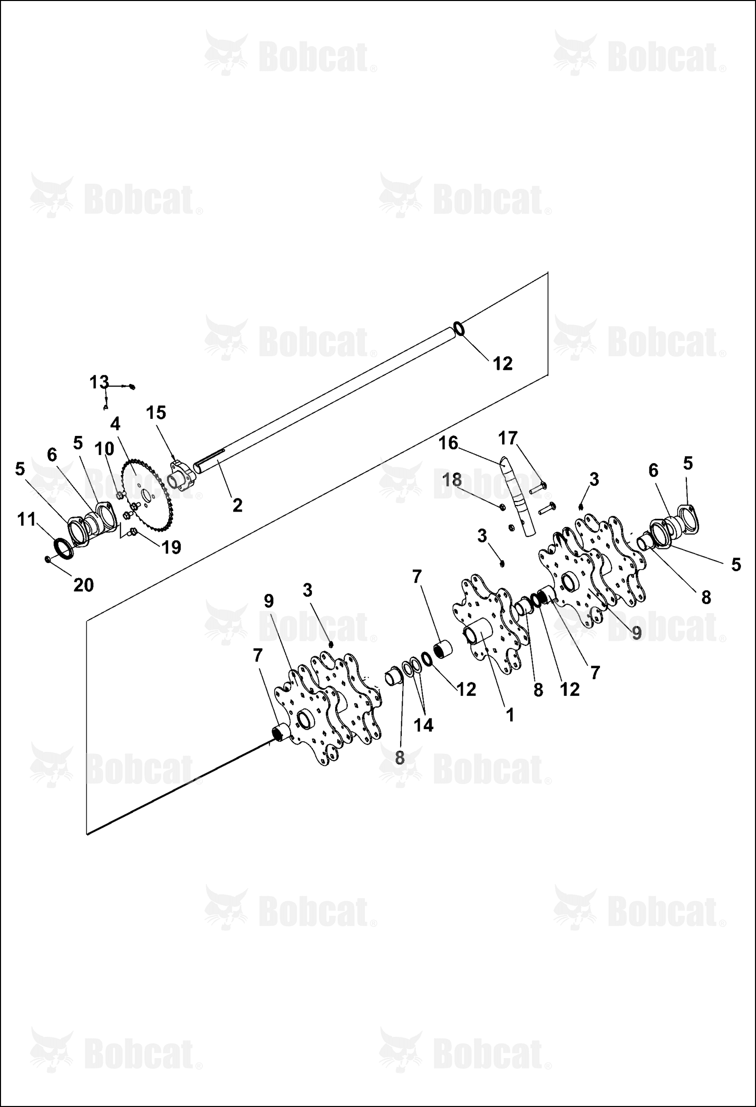 S-Assembly Center Tine Wheel