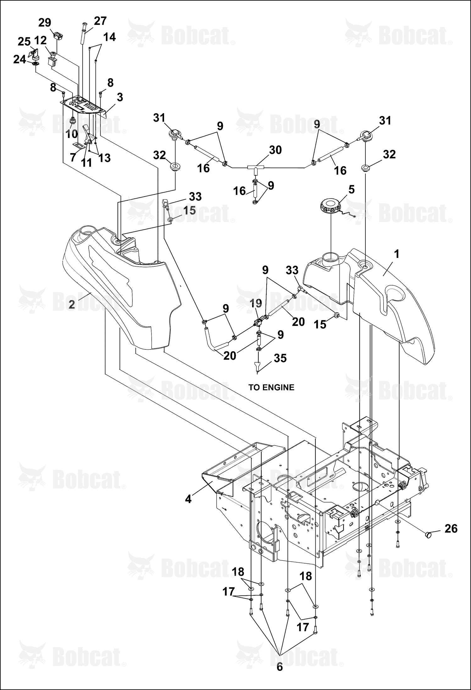 Hose, Fuel Line 36 Inch