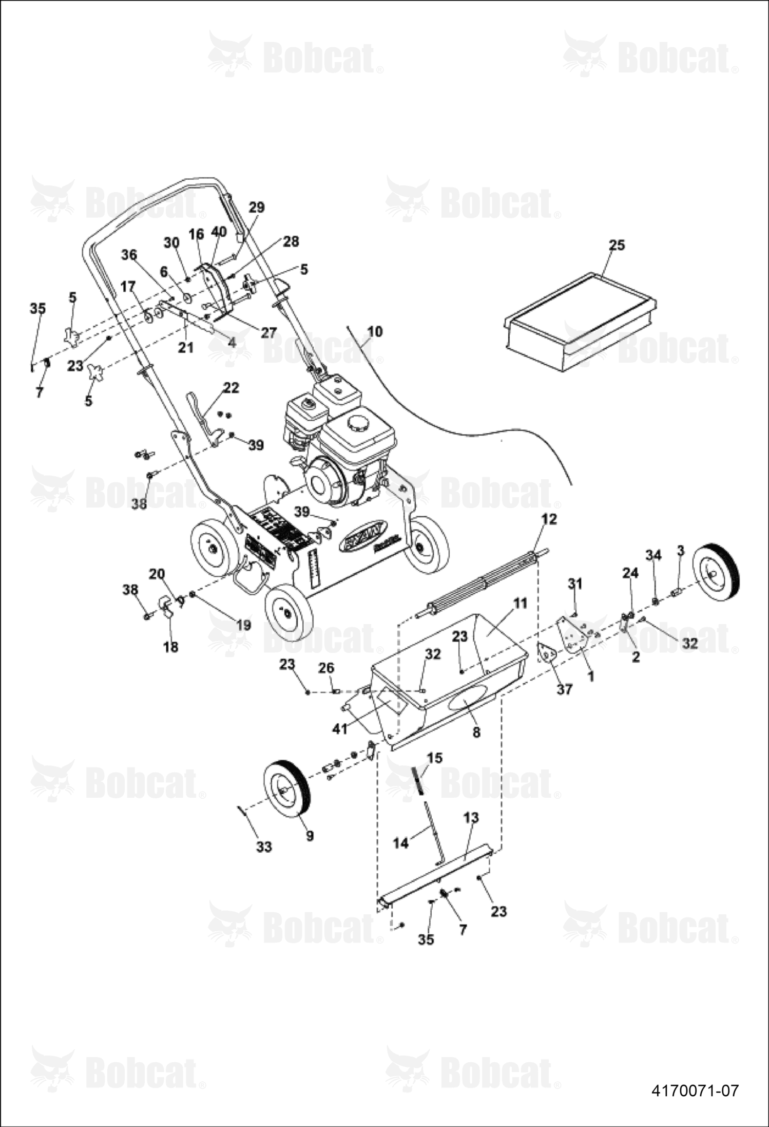 Bracket-Handle Rest Seedbox