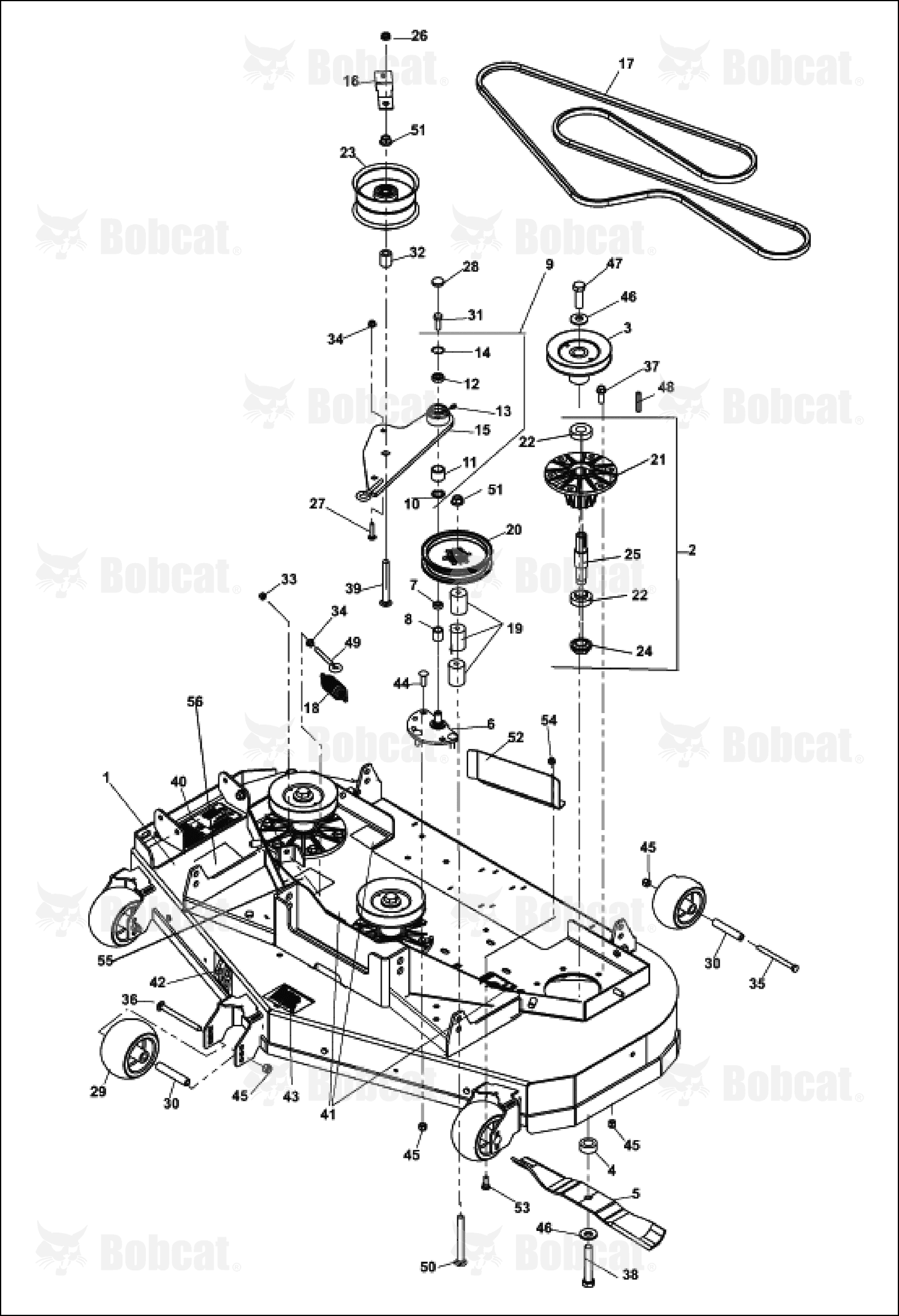 Pulley-Spindle,48IN