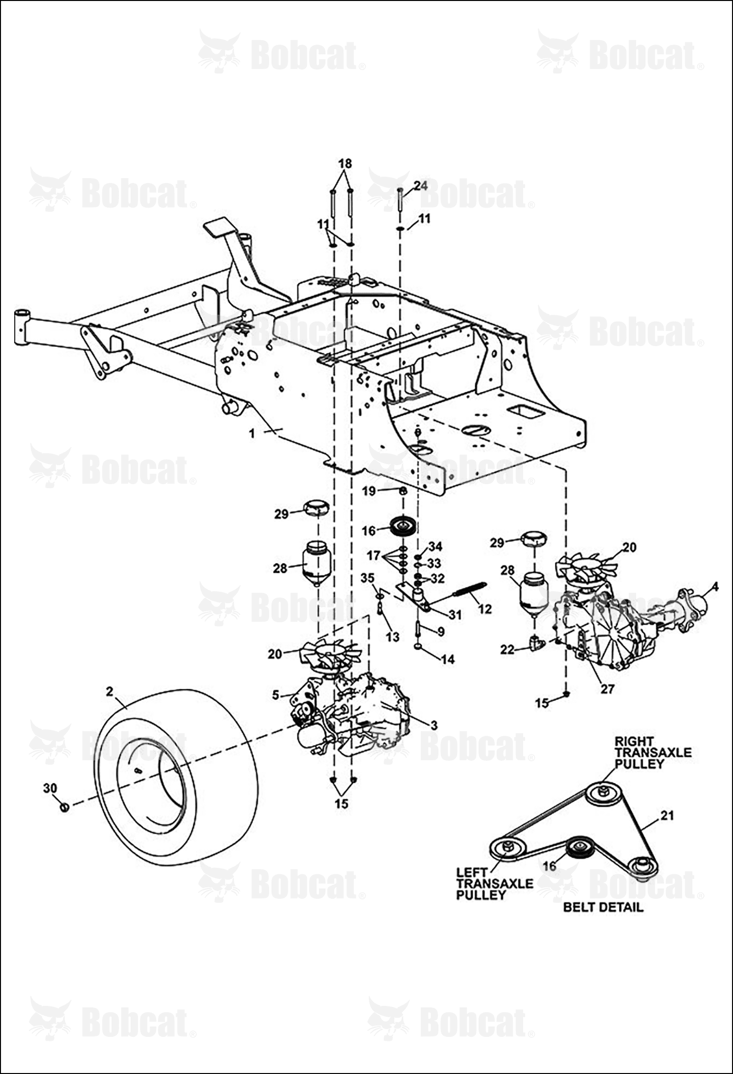 Wheel Assembly 22X11.00-10 Otr Zero-T Ii